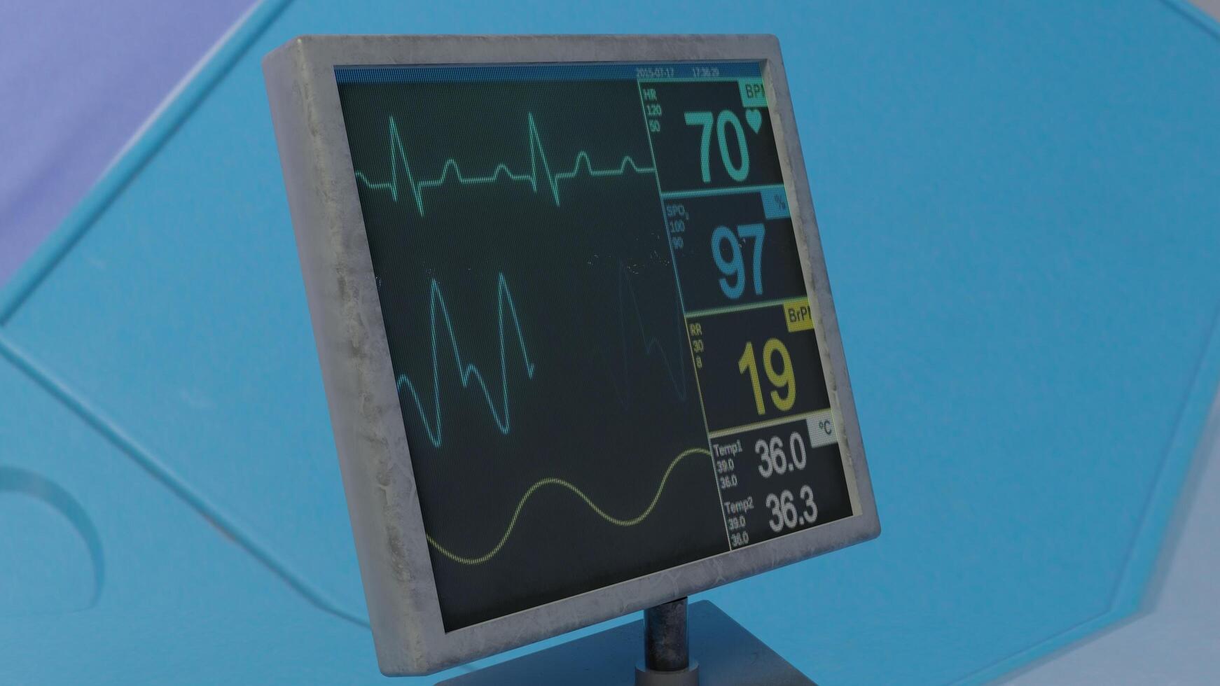 monitor with heart rate lcd photos