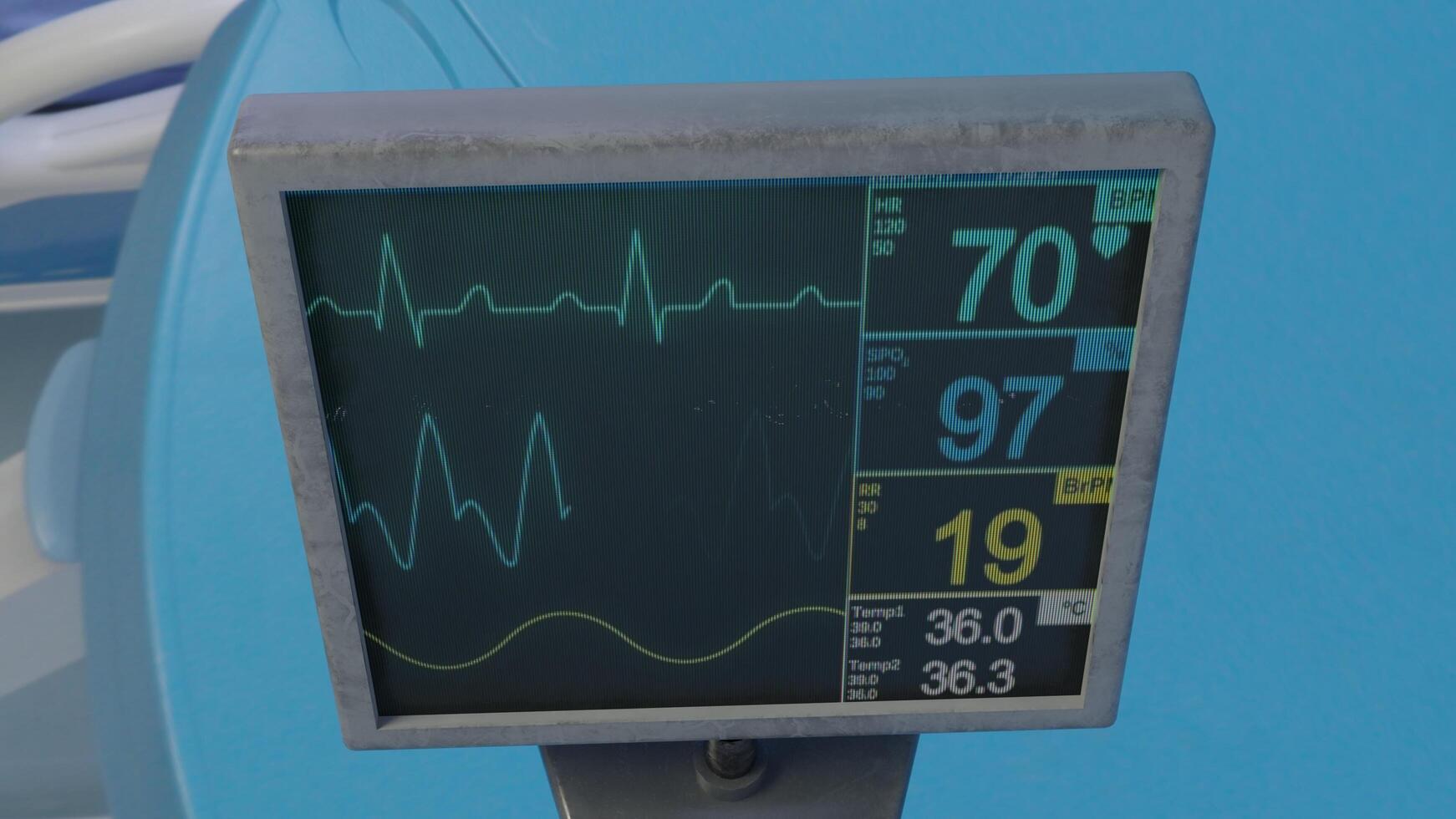 monitor with heart rate lcd photos