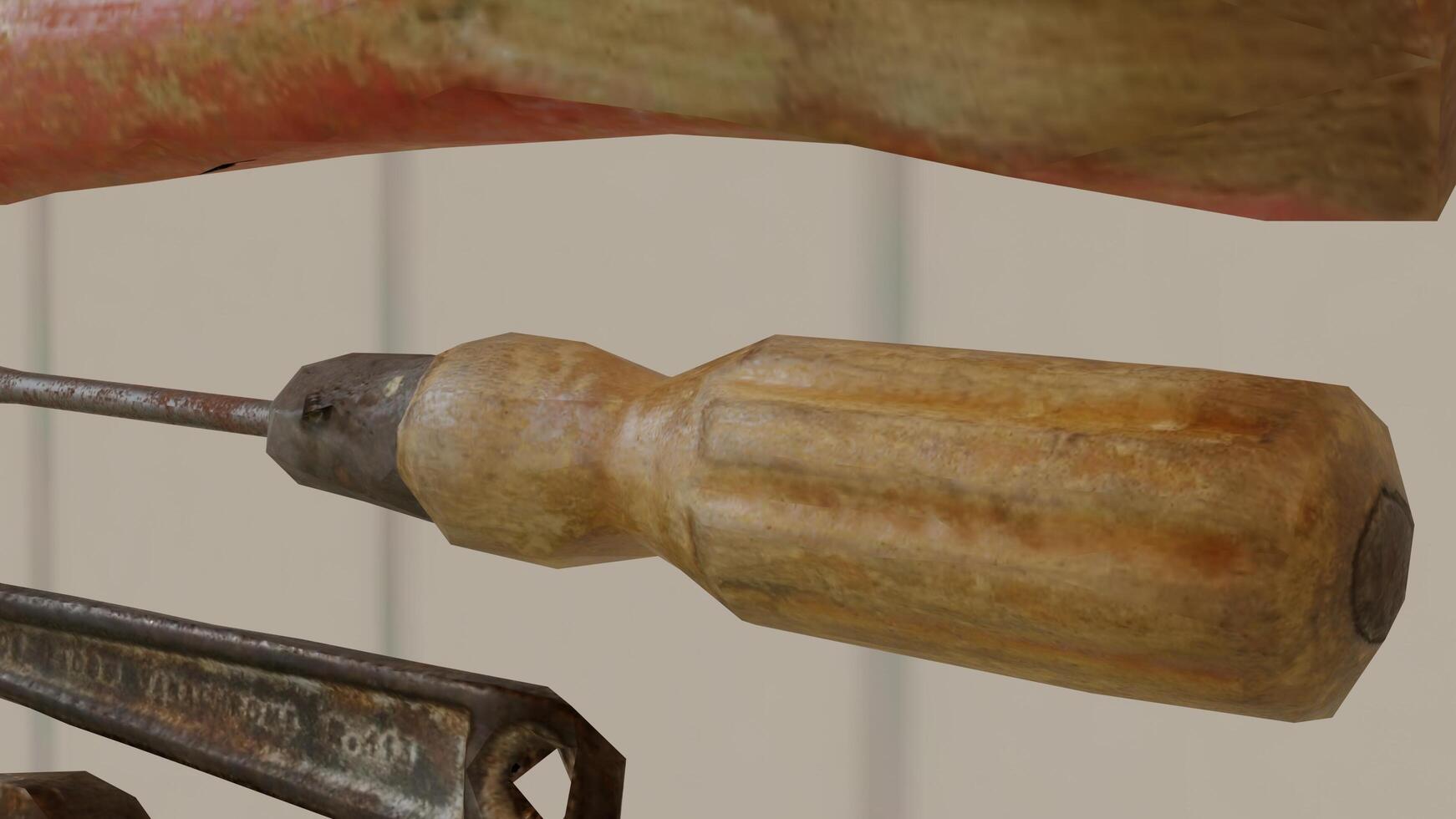 Old Carpenter Tools with white background photo