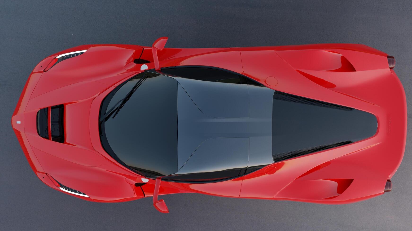 Red Luxury Sports Car on Road photo