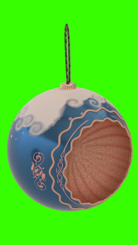 Christmas Ornaments for Tree Decoration with green background photo