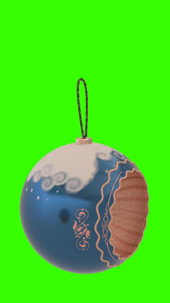Christmas Ornaments for Tree Decoration with green background photo
