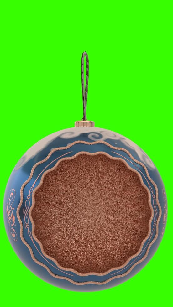 Christmas Ornaments for Tree Decoration with green background photo