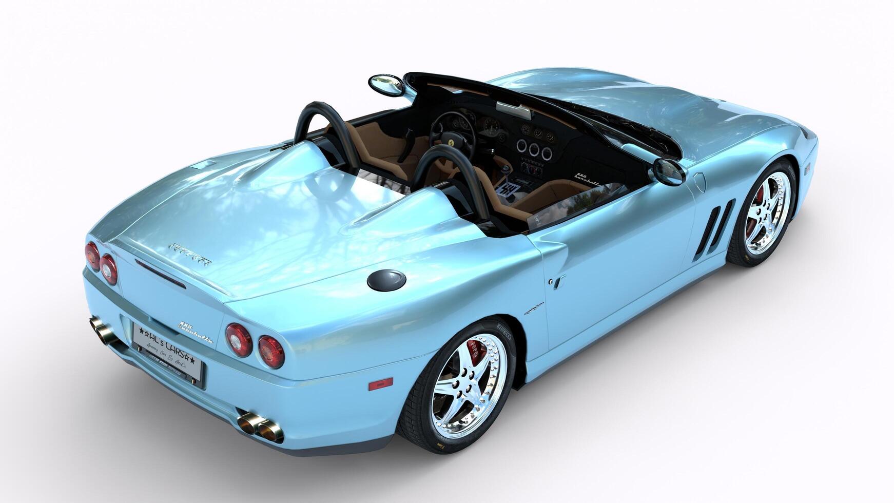 luxury car with white background photo