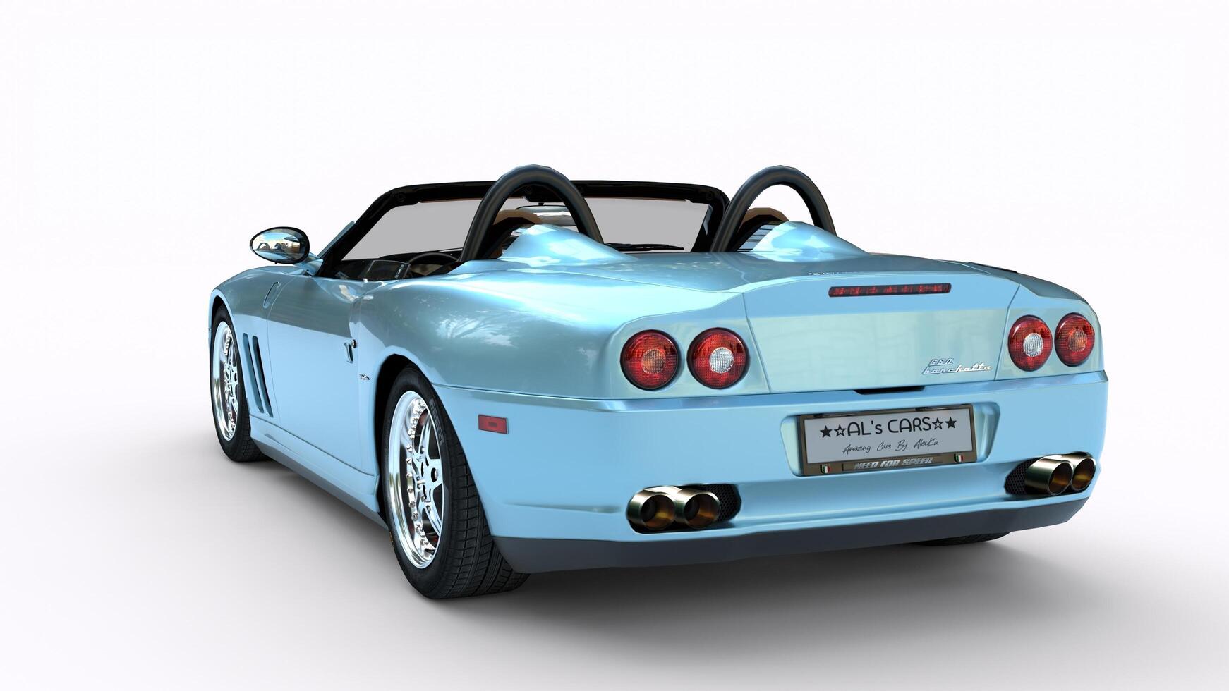 luxury car with white background photo