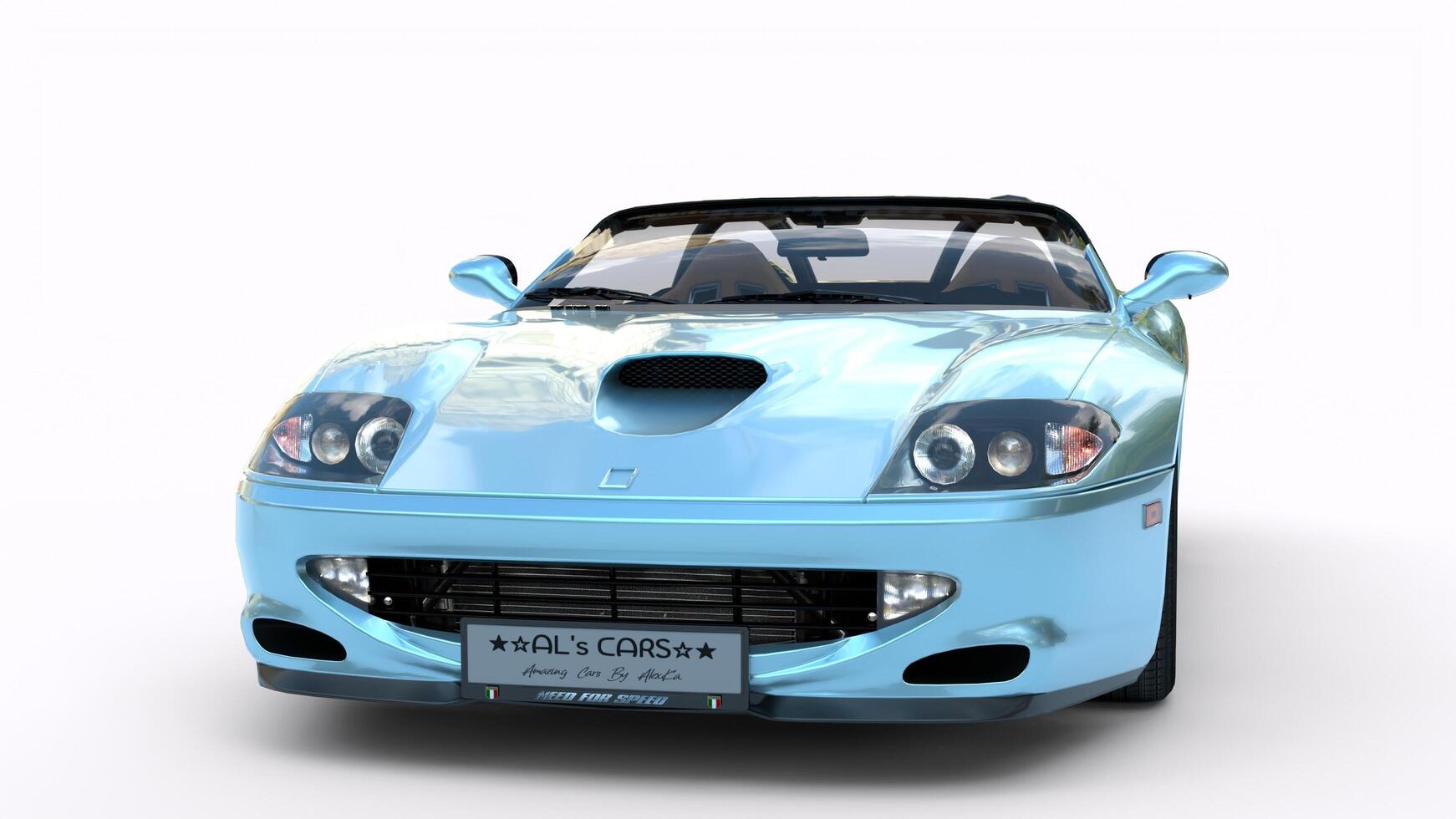 luxury car with white background photo