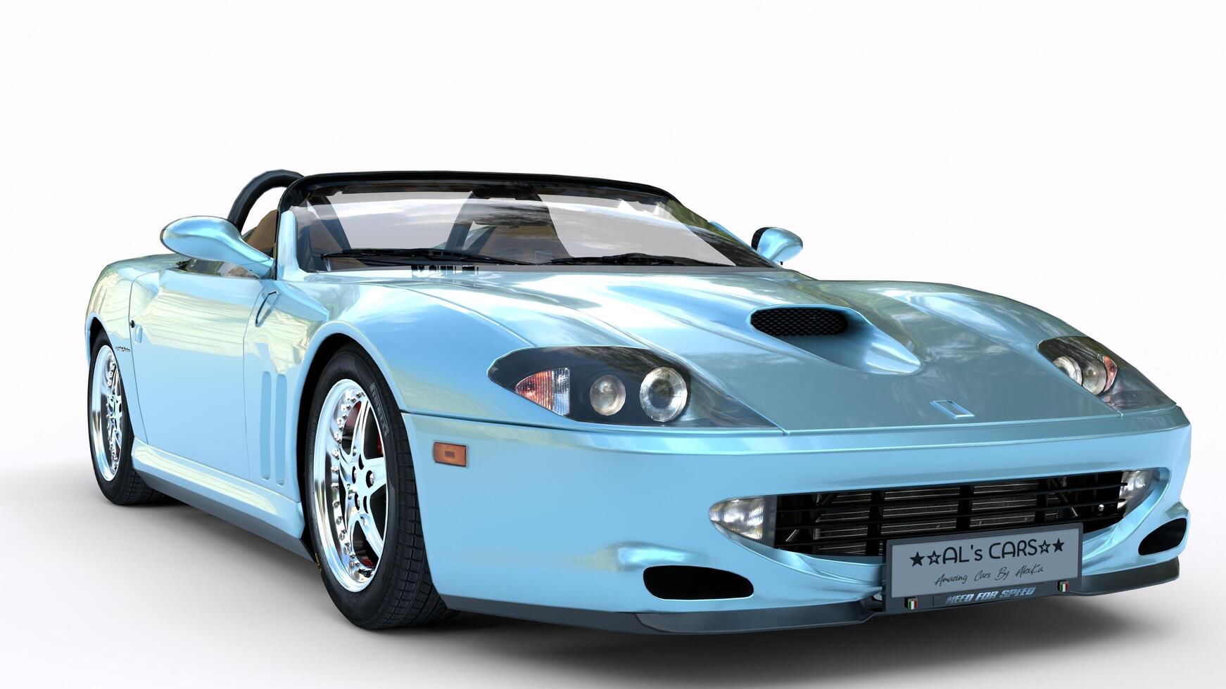 luxury car with white background photo