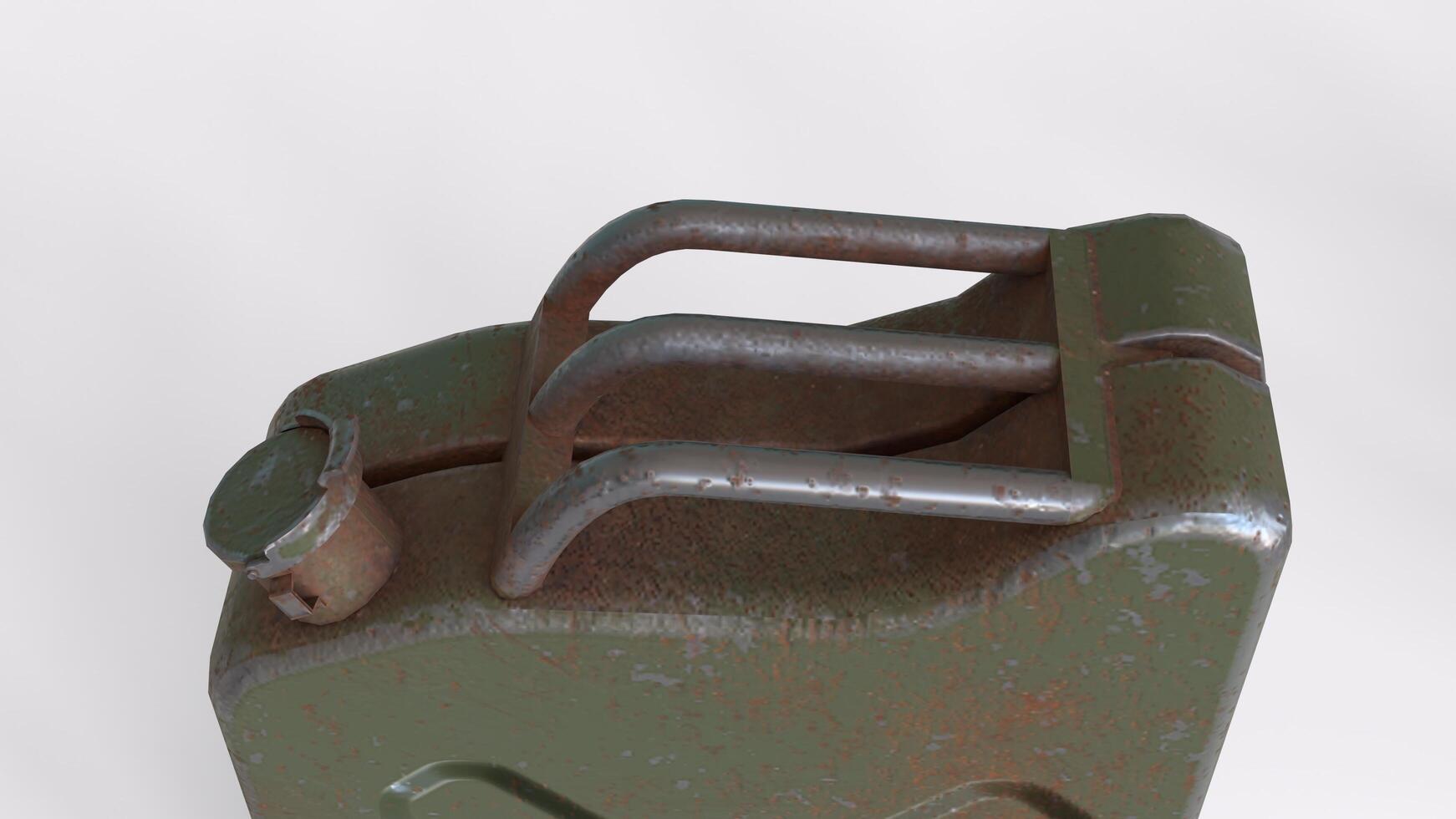 oil can with different different angle view and white background photo