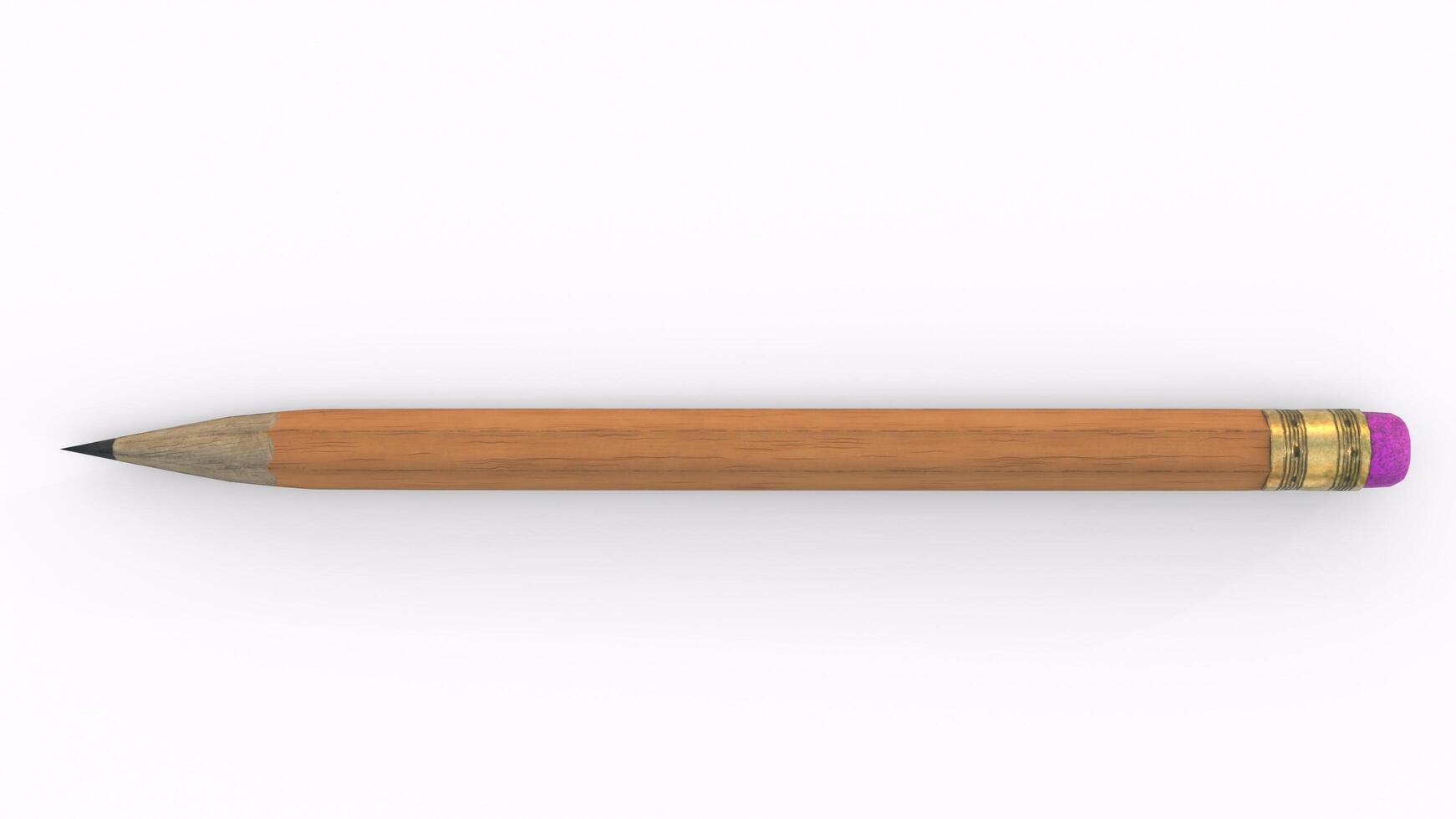 pencil with white background photo