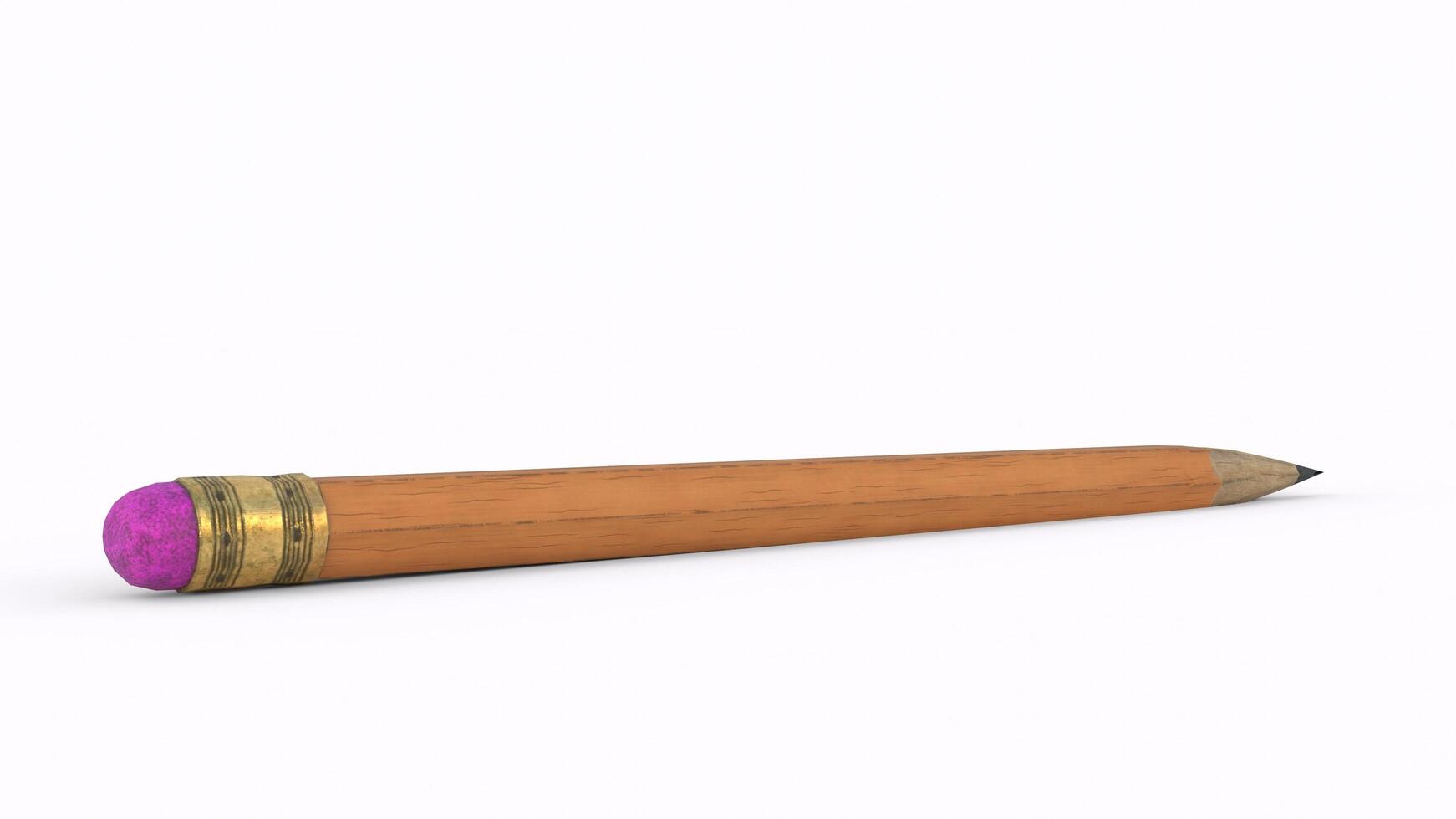 pencil with white background photo
