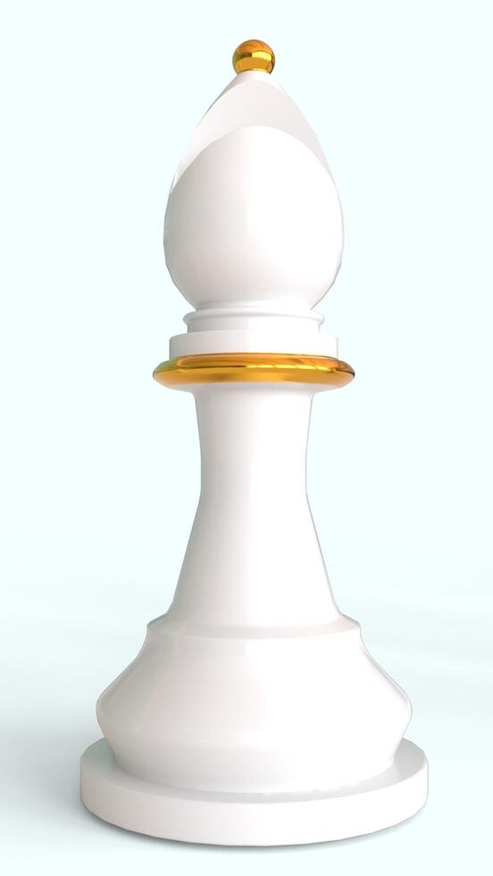 The Pawn Chess Piece with white background photo