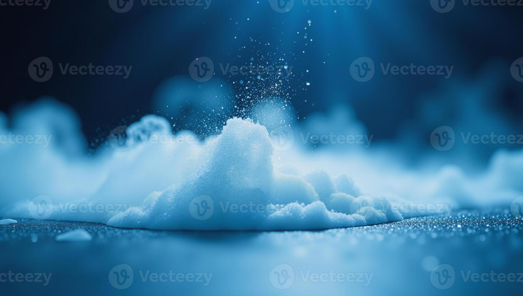 Blue and white backdrop featuring sparkling light effects on delicate textures gentle photo