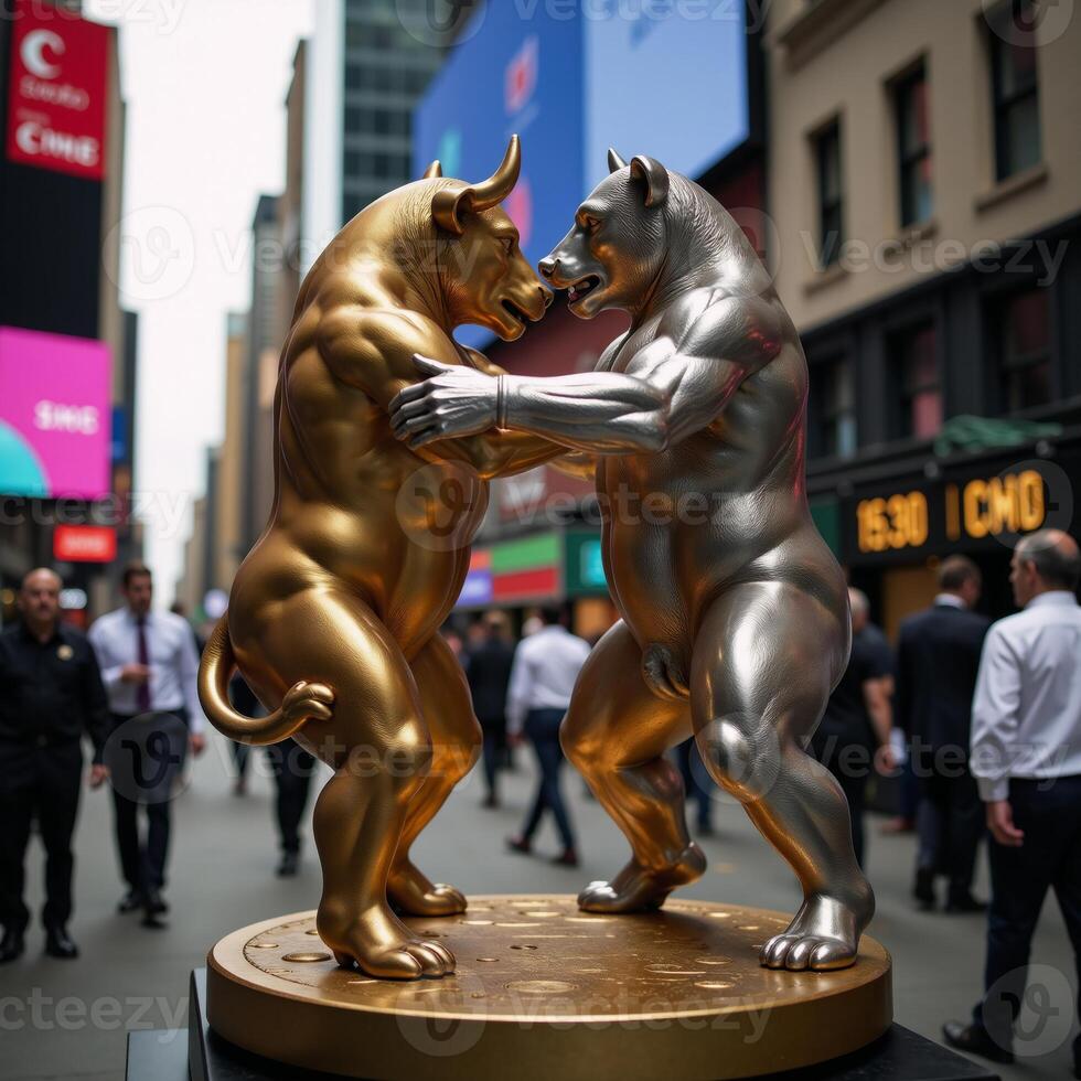 Market Volatility as represented by the Gold Bull Bear Dynamic photo