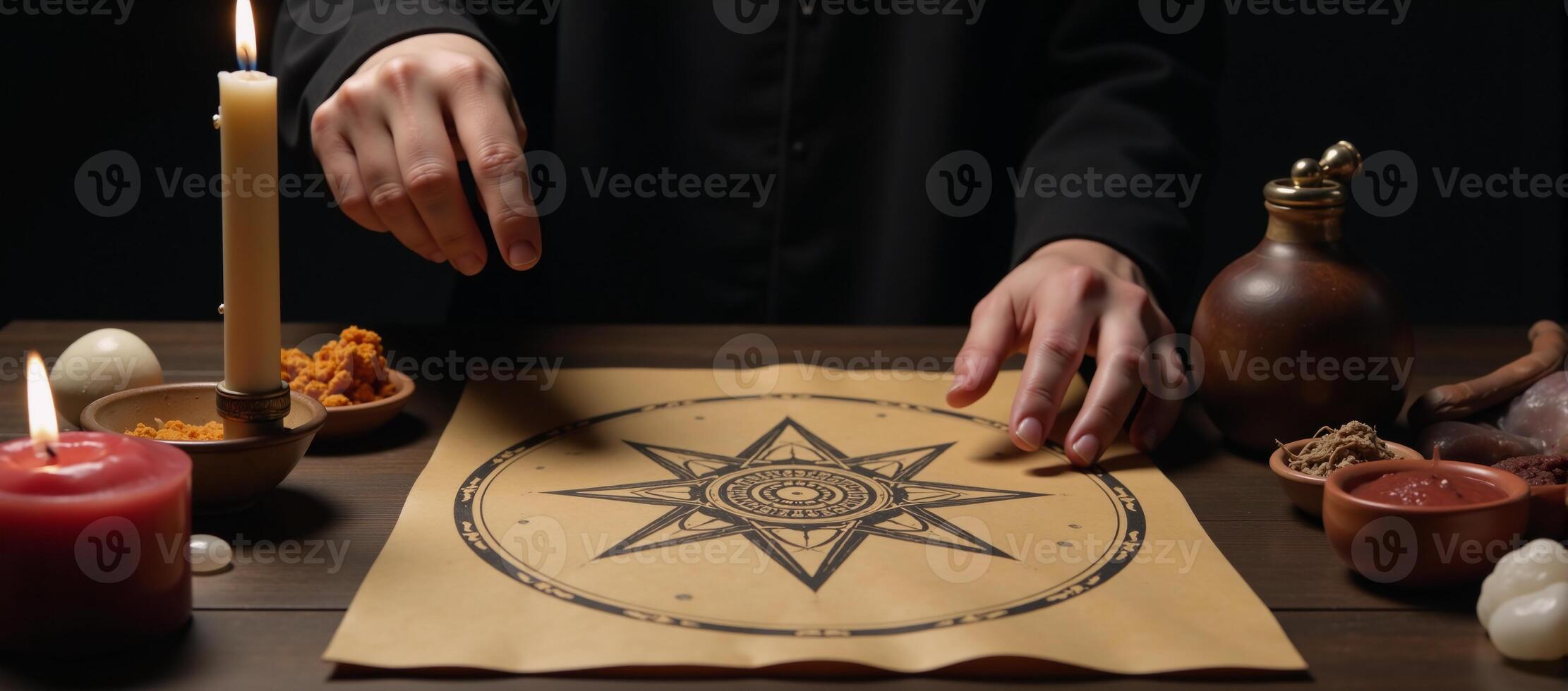 Ritual practices involving Black Magic or Kala Jadu photo