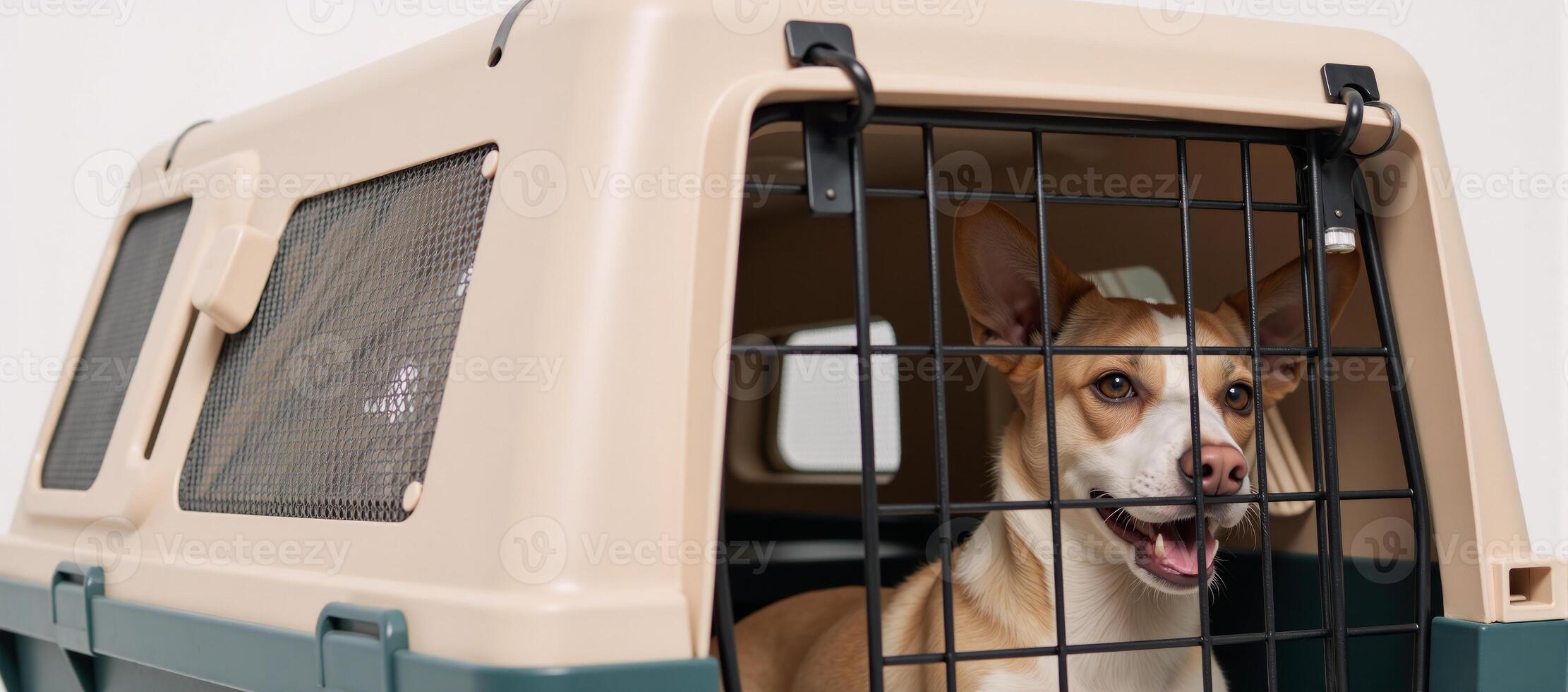 Pet transportation container with an opentop design to easily carry small pets carrier photo