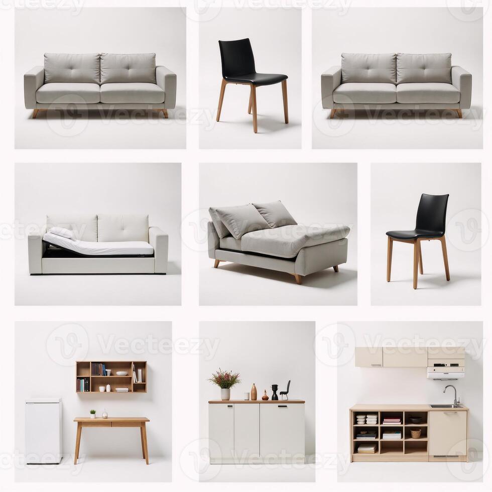 Compact Living Spaces Showcase versatile furniture designs that maximize efficiency for smaller spaces photo