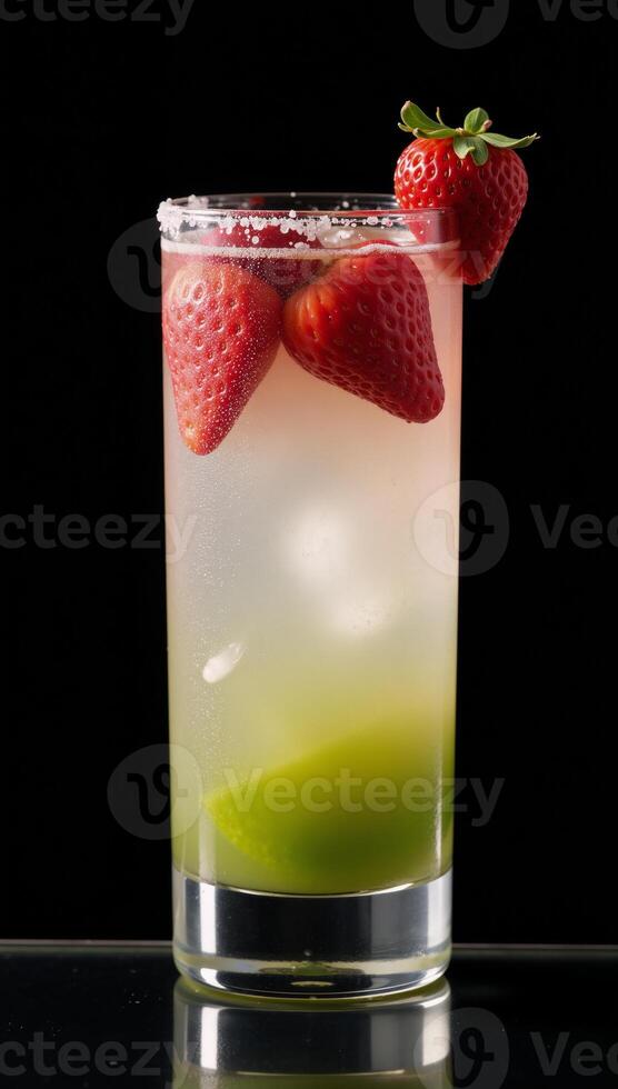 Strawberry Margarita at the Bar Cocktails photo