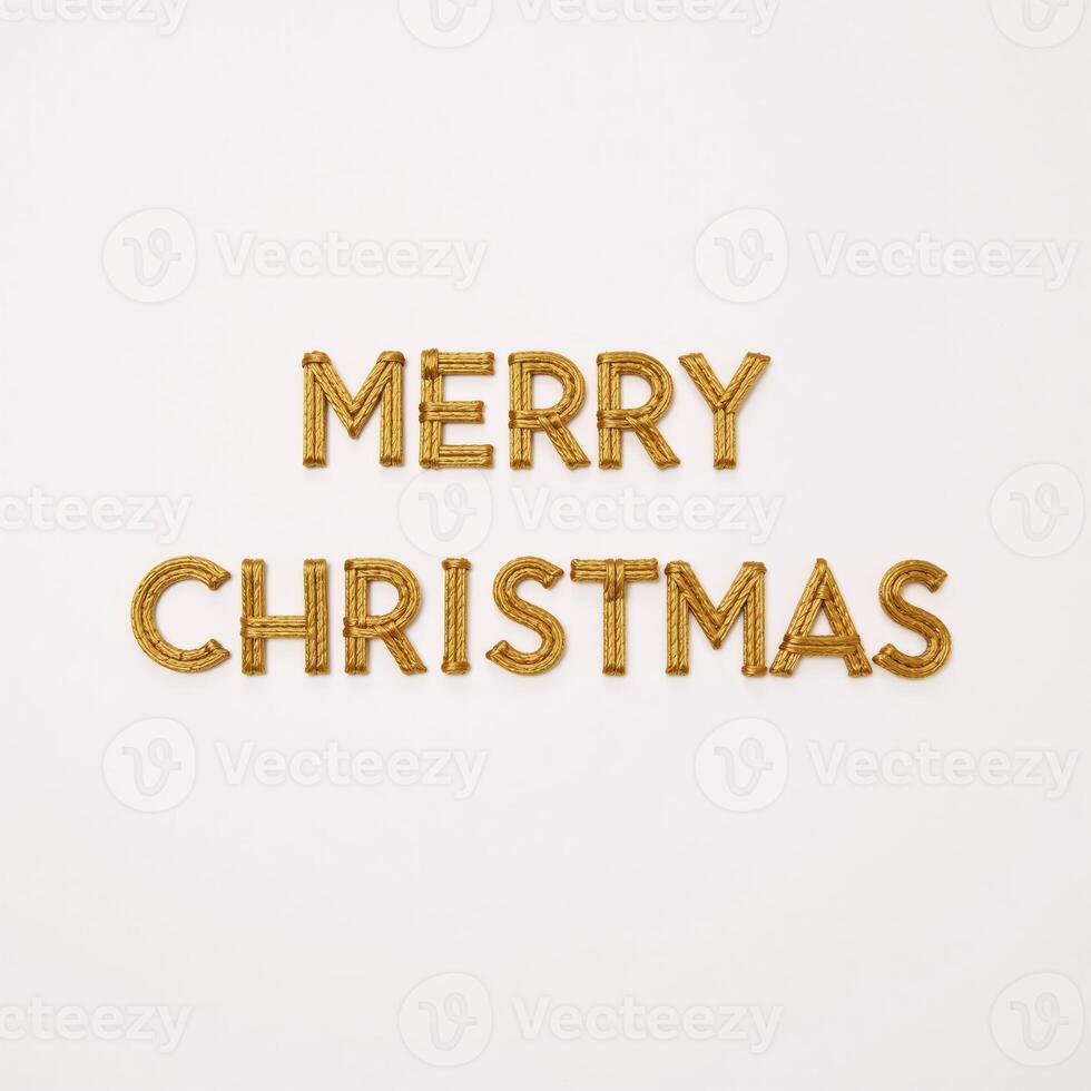 A goldenthreaded message reads Merry Christmas photo