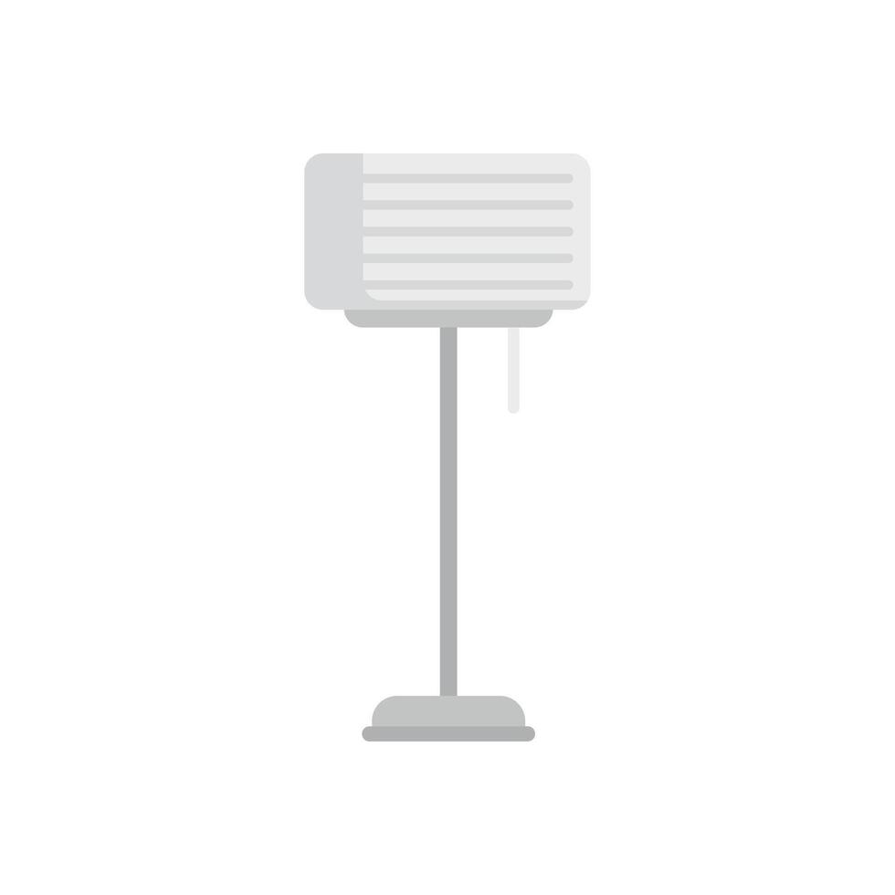 Outdoor air conditioner standing on a tripod vector