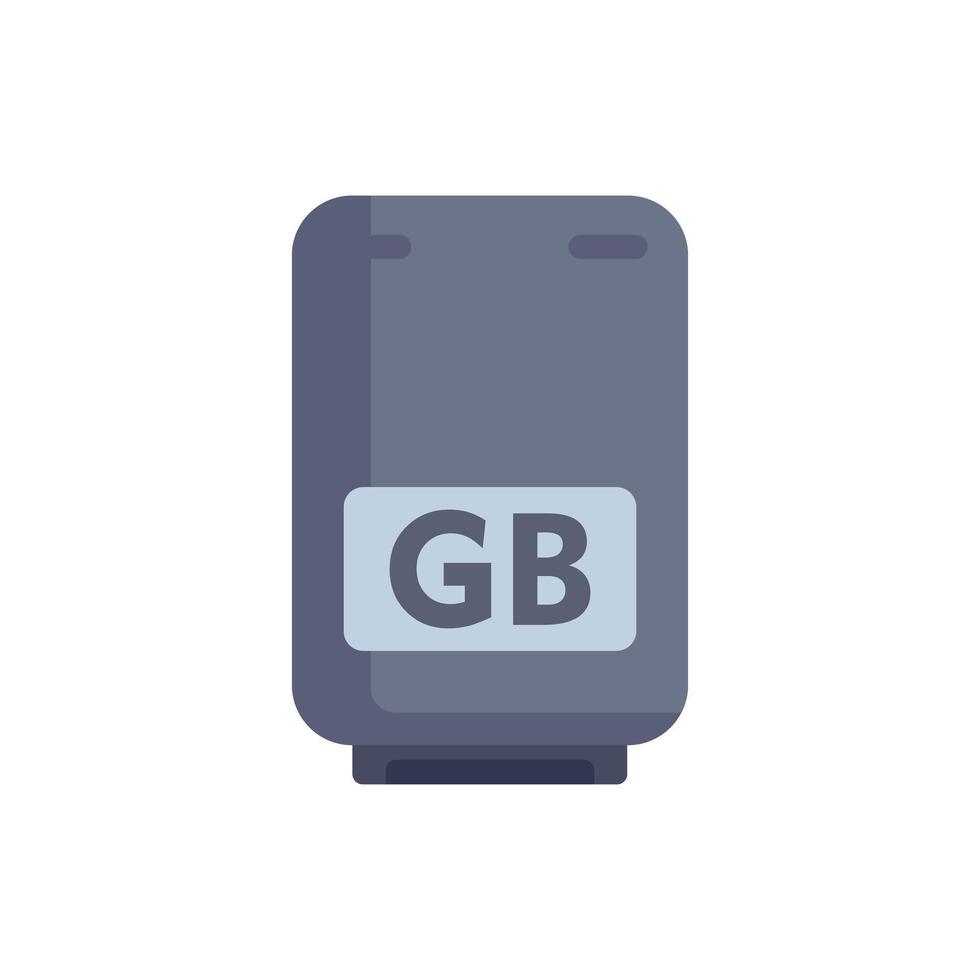 Smartphone showing gb sim card being inserted vector