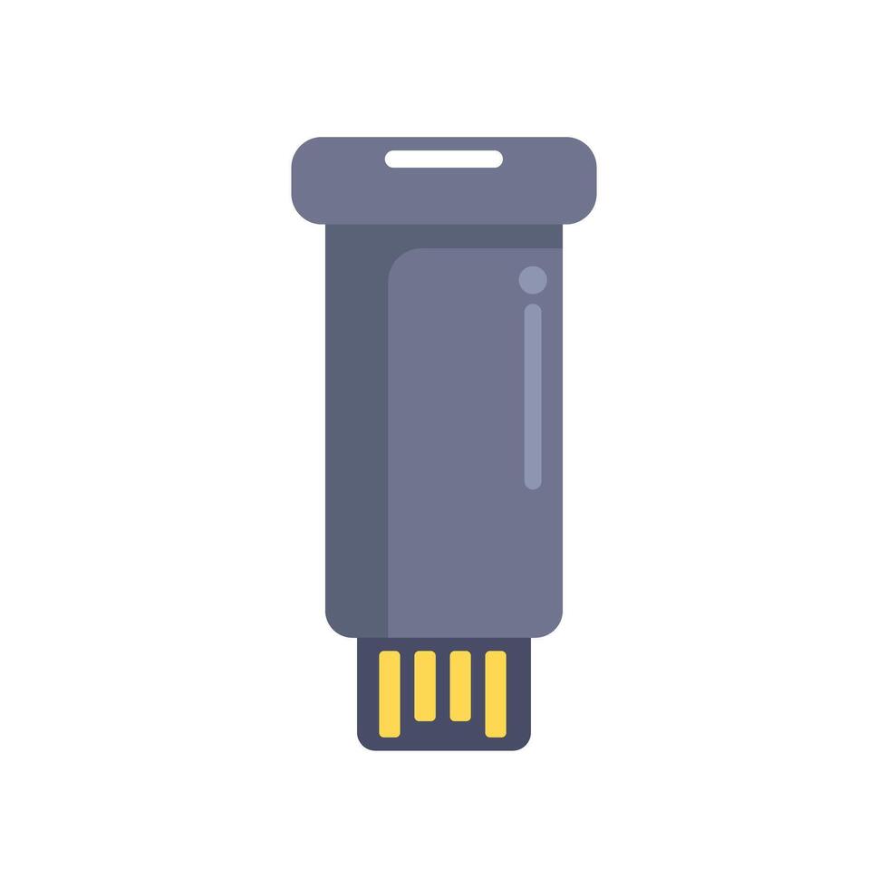 Usb flash drive saving data with style, a modern storage solution icon vector