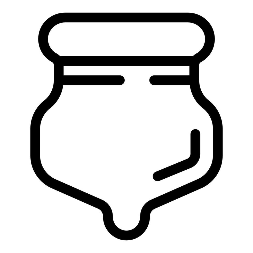 Line icon style illustration of a water purifier cartridge replacing vector