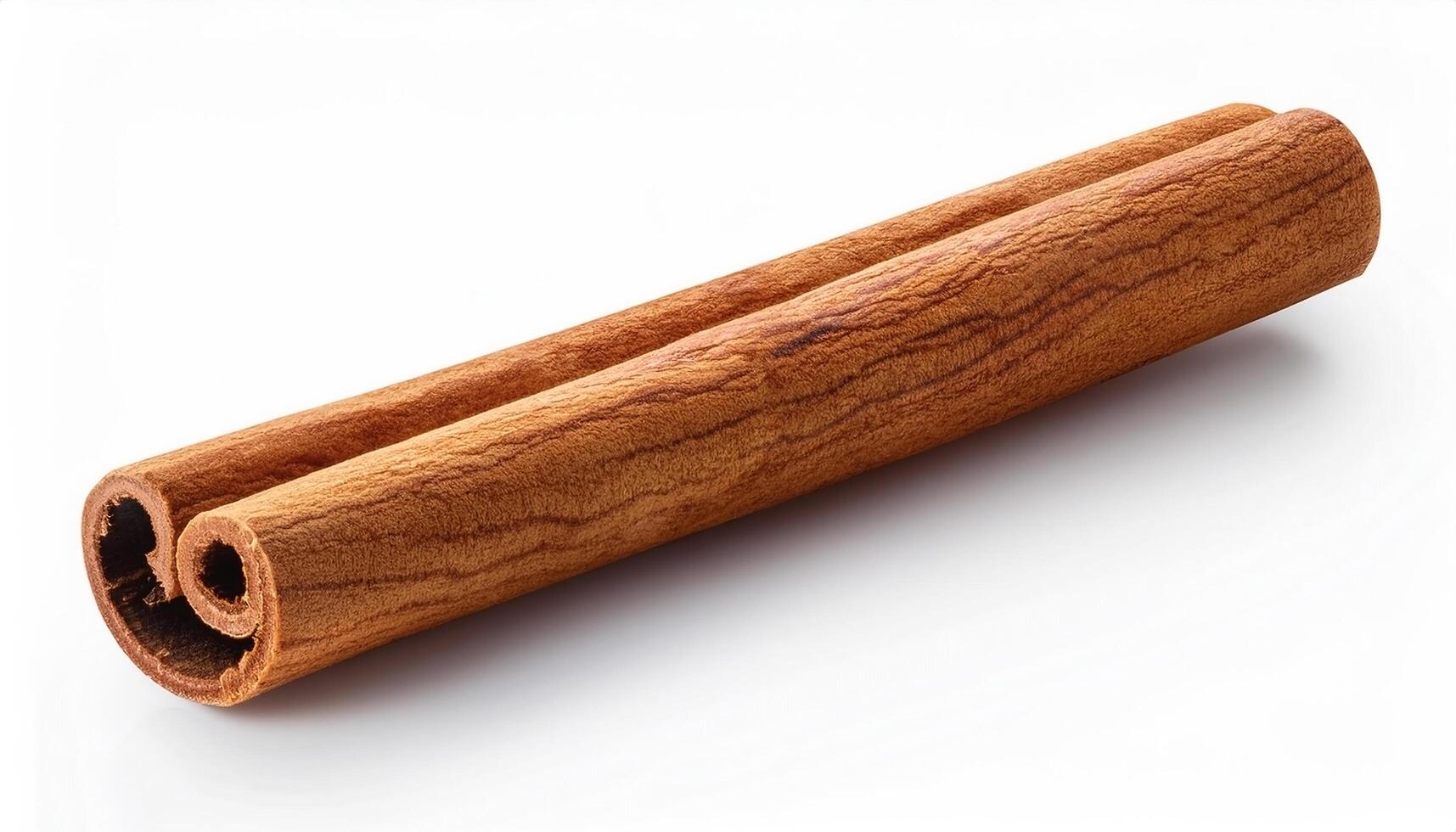 Cinnamon stick isolated isolated over white background photo