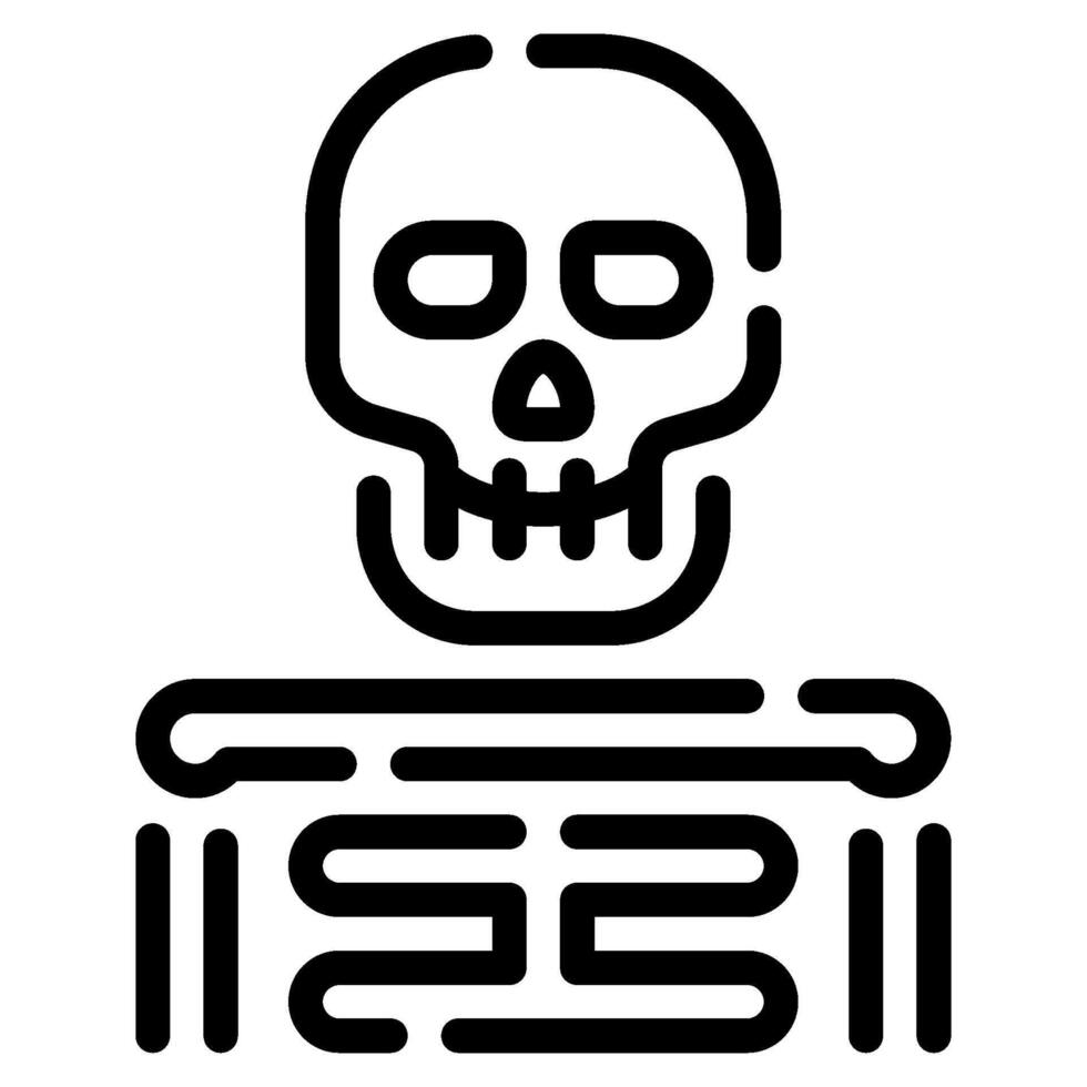 Skeleton icon for web, app, infographic, etc vector