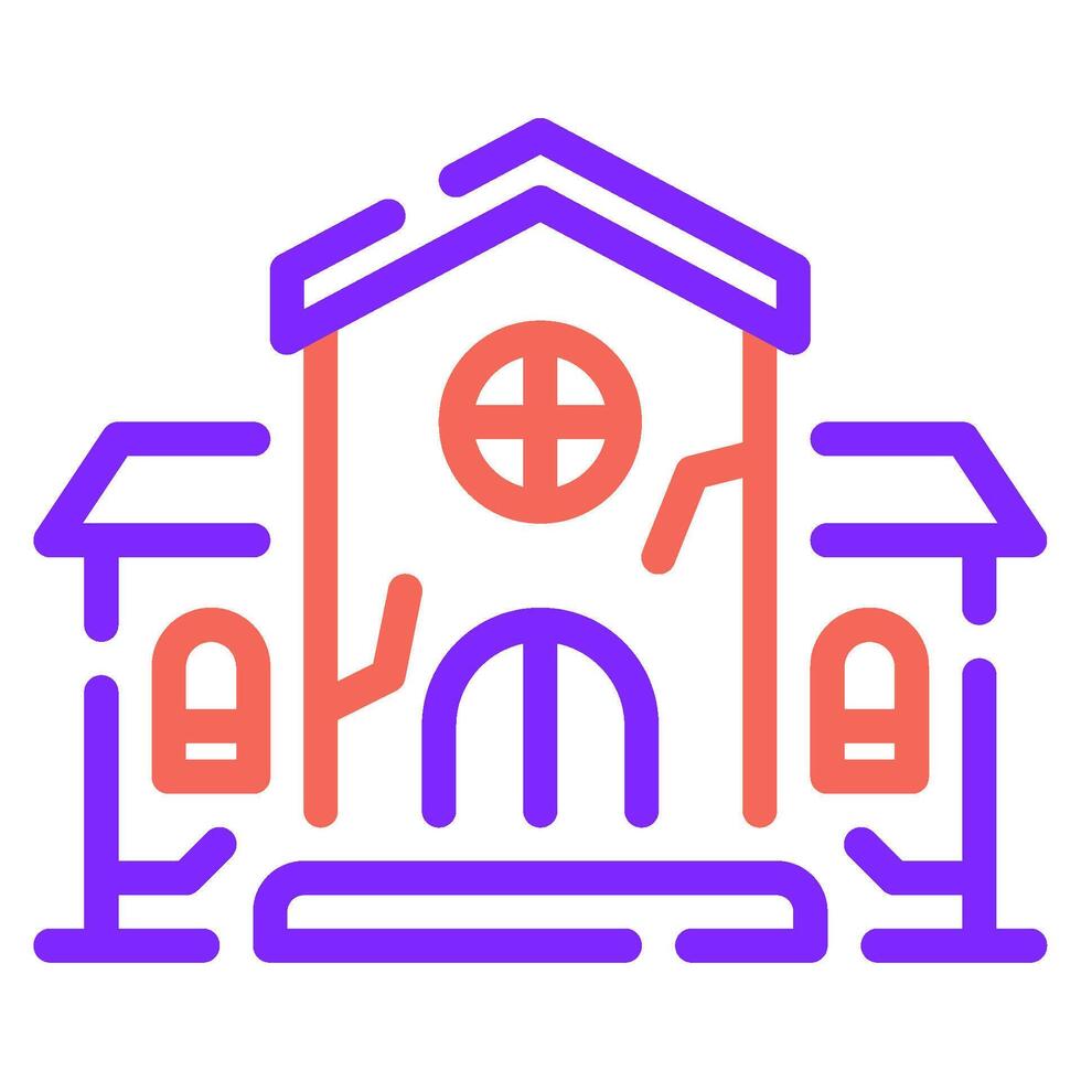 Haunted House icon for web, app, infographic, etc vector