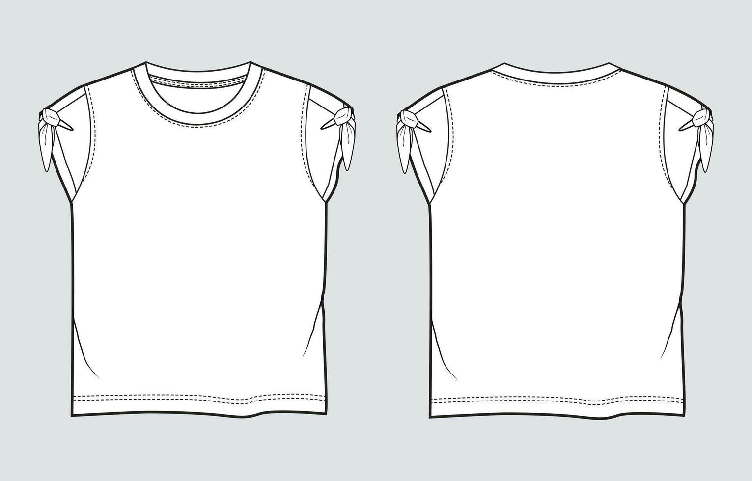A white t - shirt with a sleeve vector