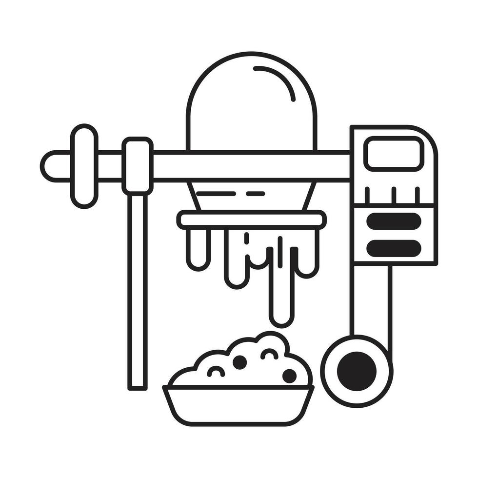 Cement mixer icon on white background vector