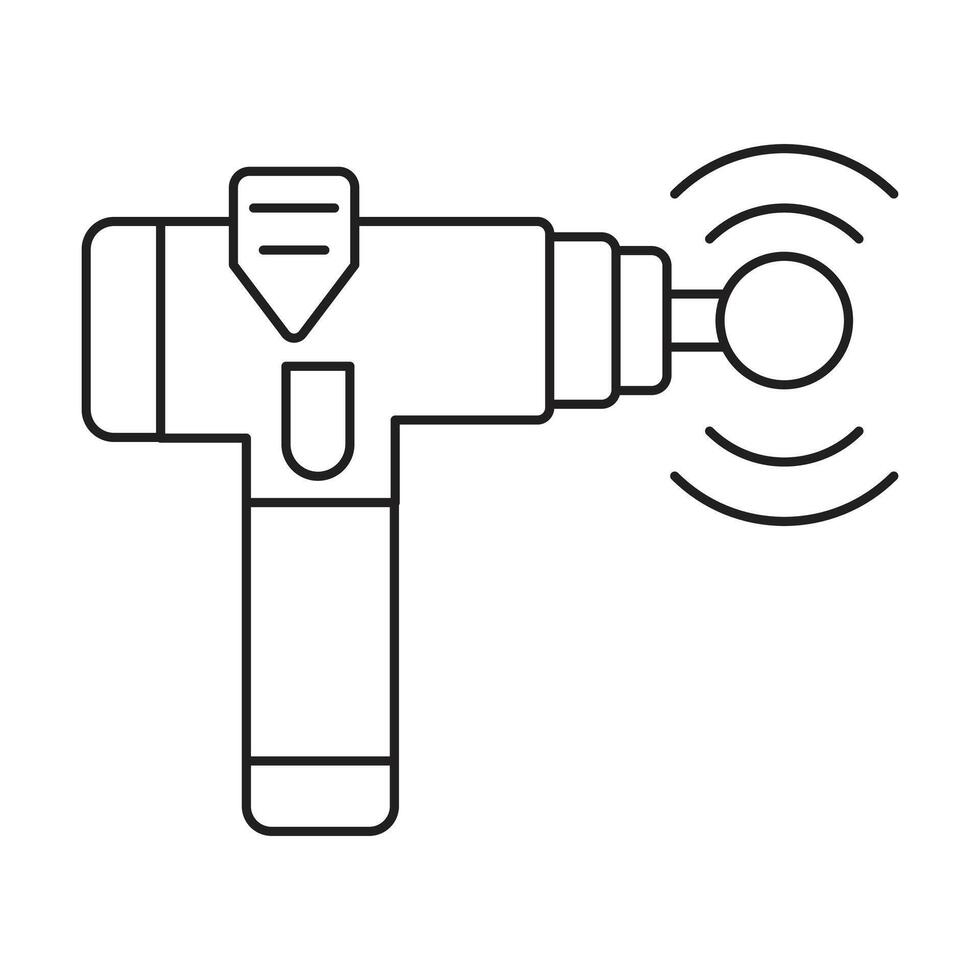 Massager icon on white background vector
