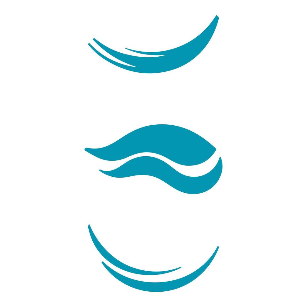Simple abstract shape design set vector