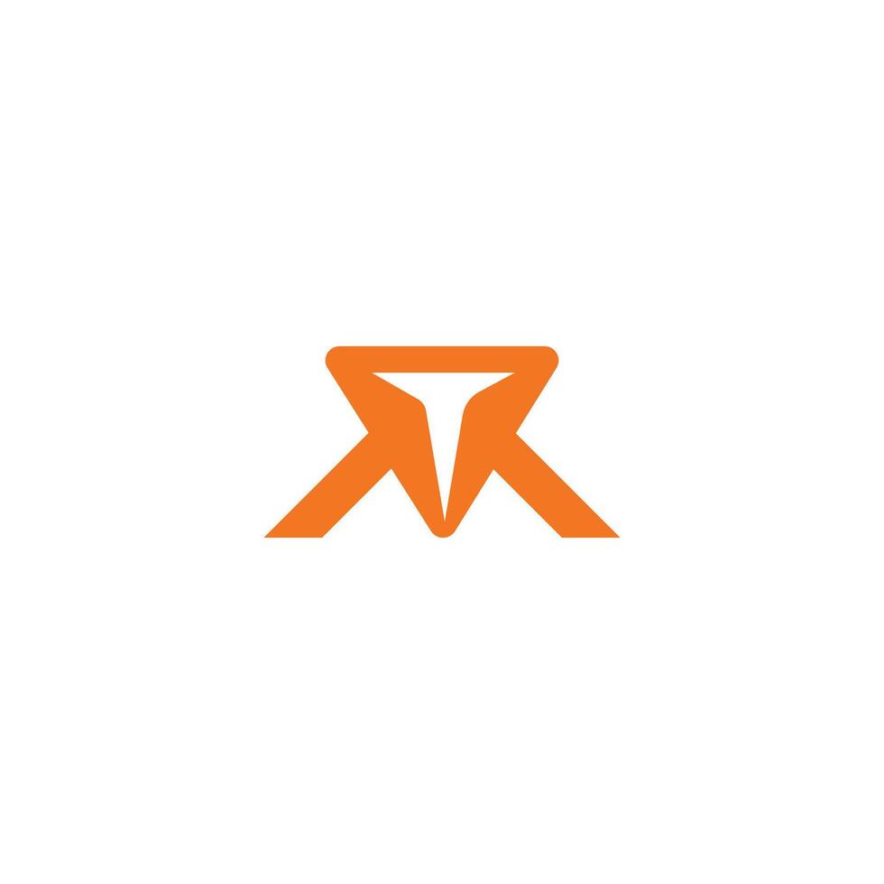 TM Initial handwriting or handwritten logo for identity. Logo with signature and hand drawn style. vector