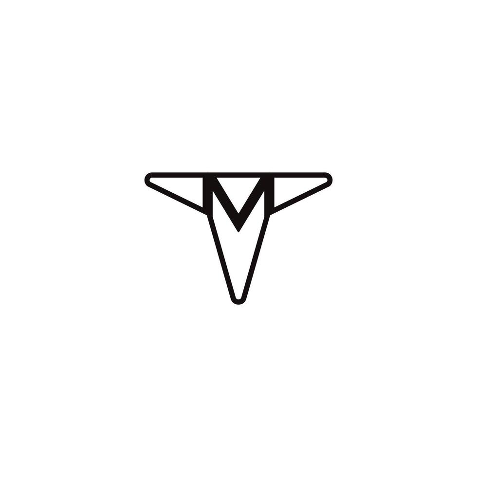 Letter TM Abstract Logo Icon Design Illustration vector