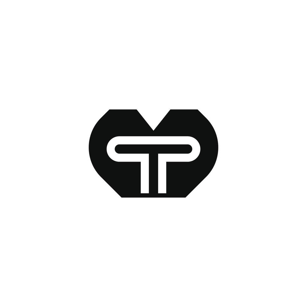 Alphabet letters Initials Monogram logo TM, TM INITIAL, TM letter vector
