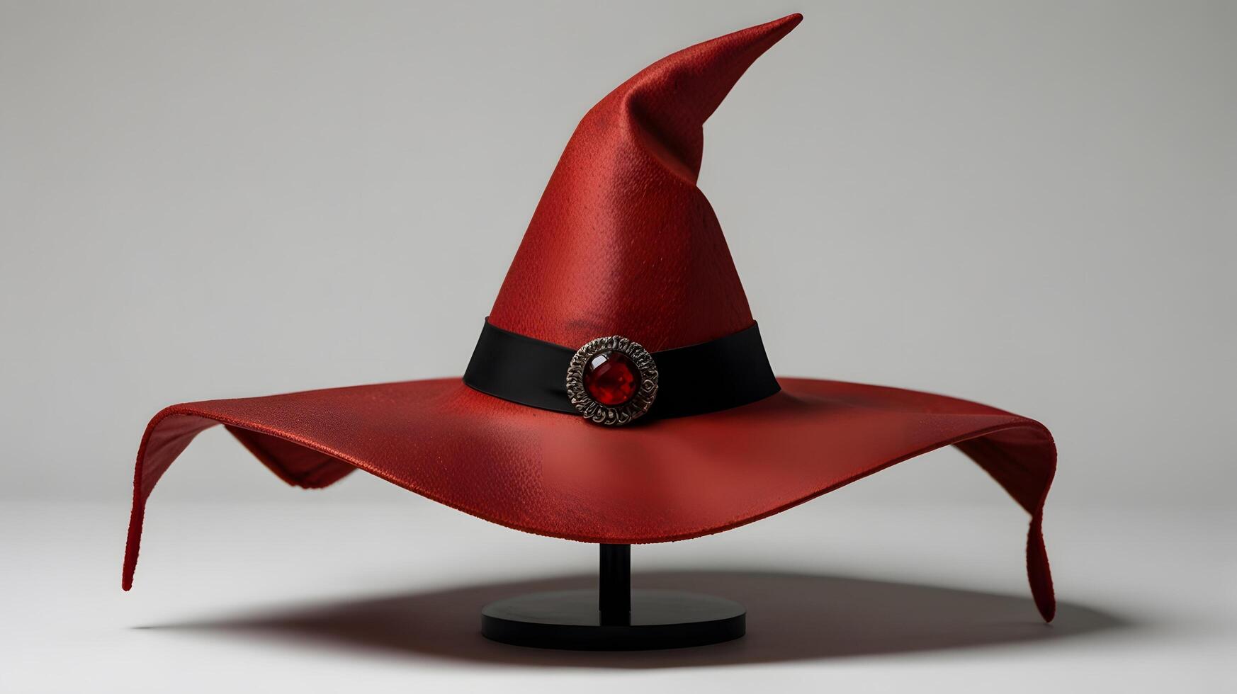 Magic Magical Red Wizard Witch Hat costume photo