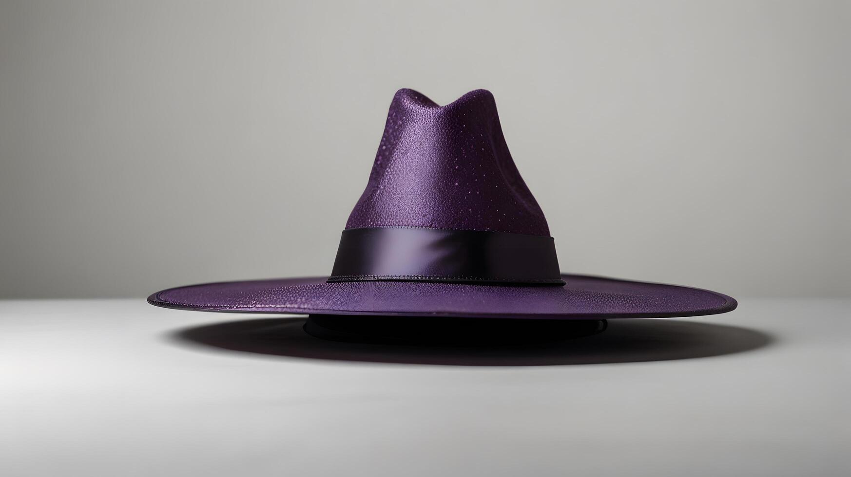 Pointed Magic Magical Purple Wizard Witch Hat photo