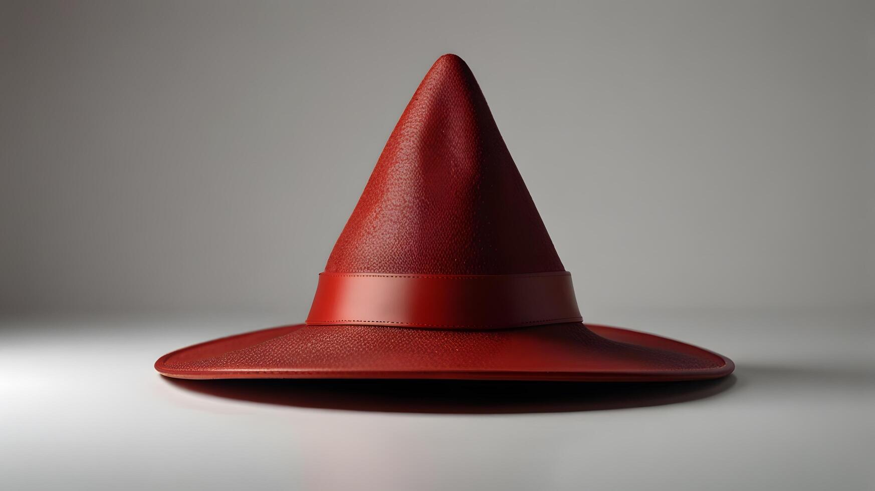 Magician Stylish Magic Magical Red Wizard Witch Hat costume photo