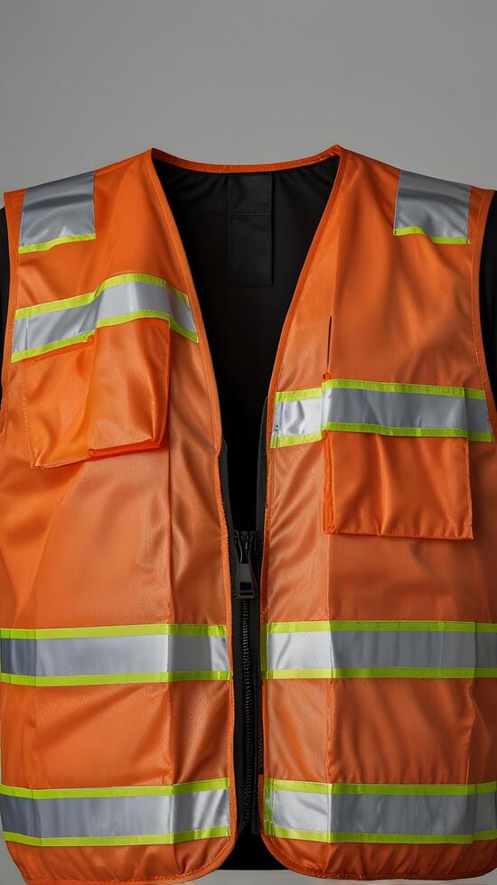Reflective Safety Vest Construction Work gear photo