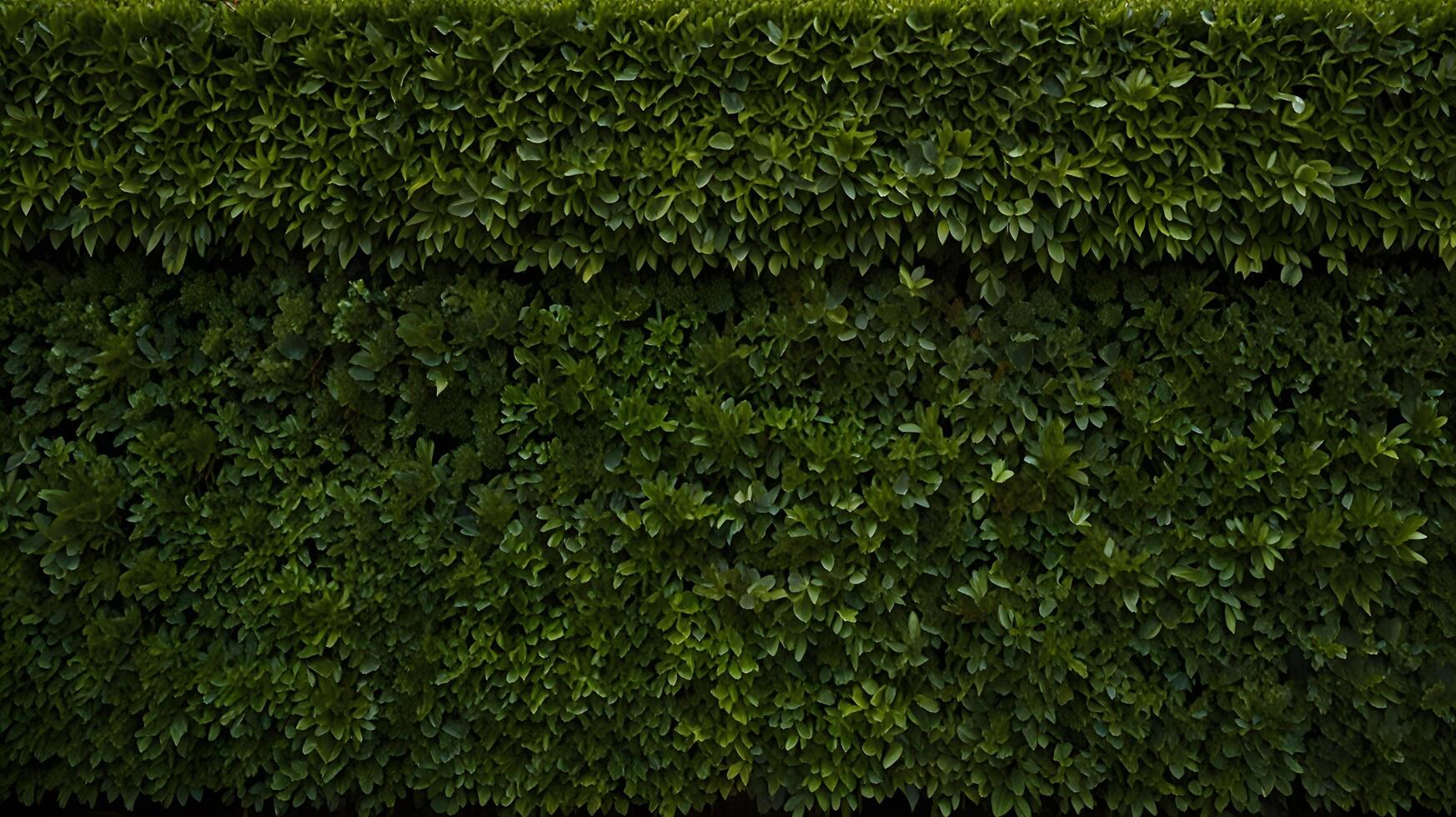 Green Hedge Botanic Seamless Pattern with Leafs background photo