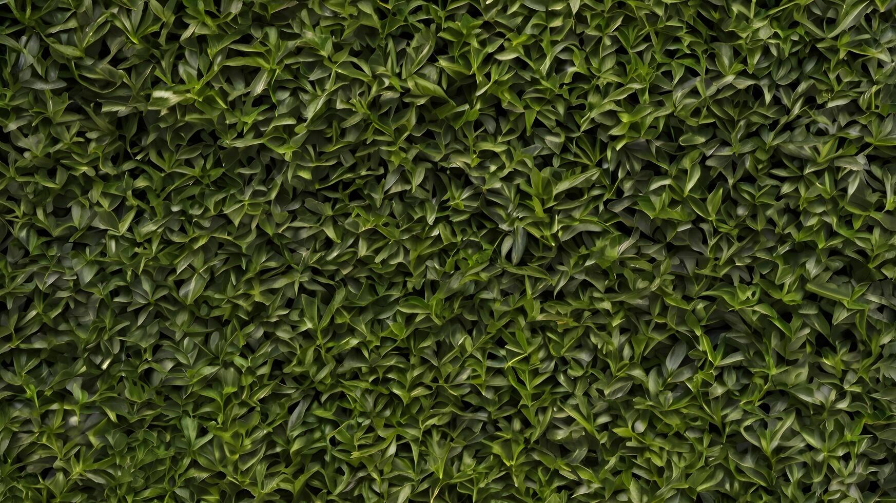 Green Hedge Botanical Pattern photo