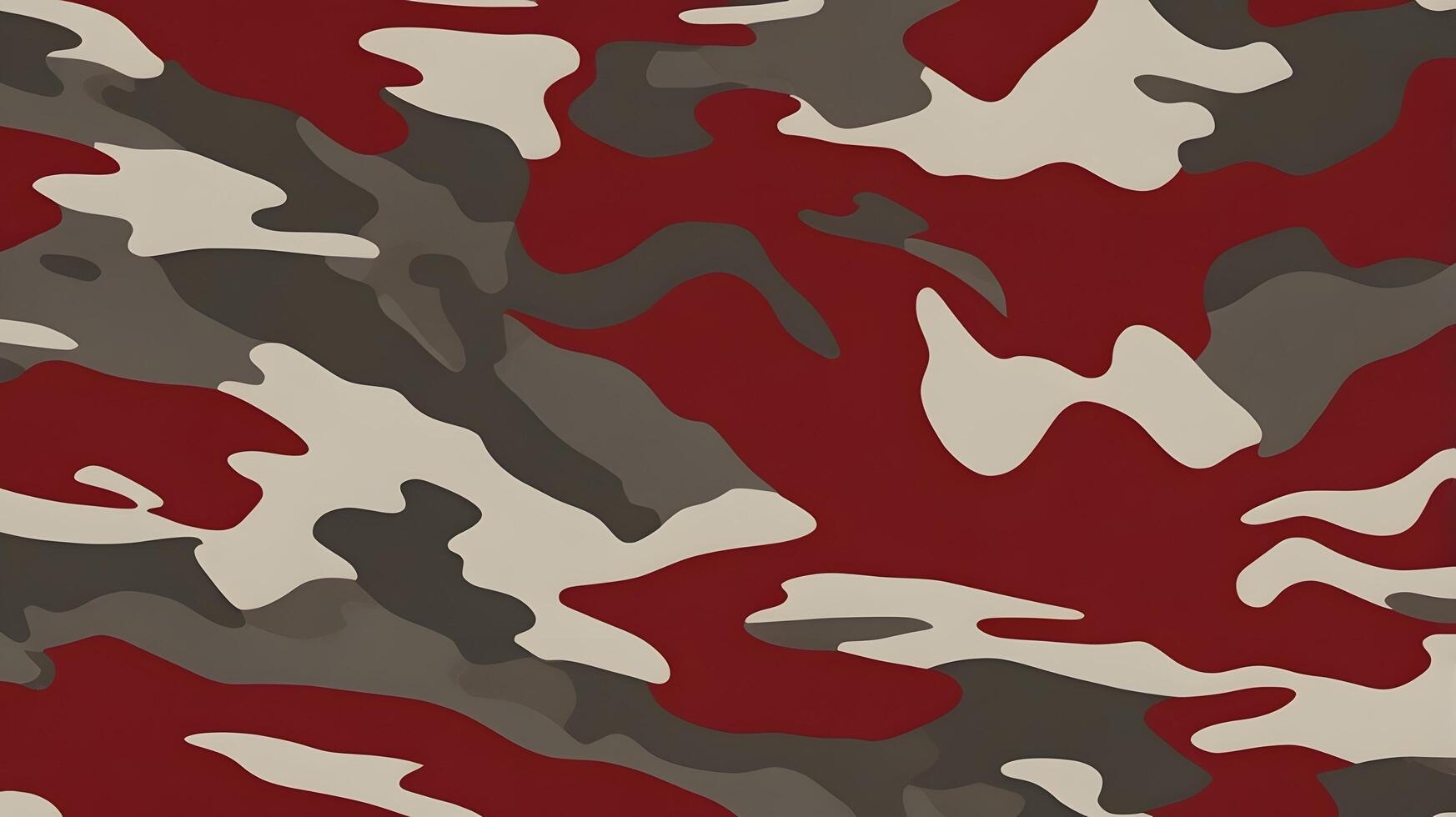 Red Stylish Camouflage Military Pattern photo