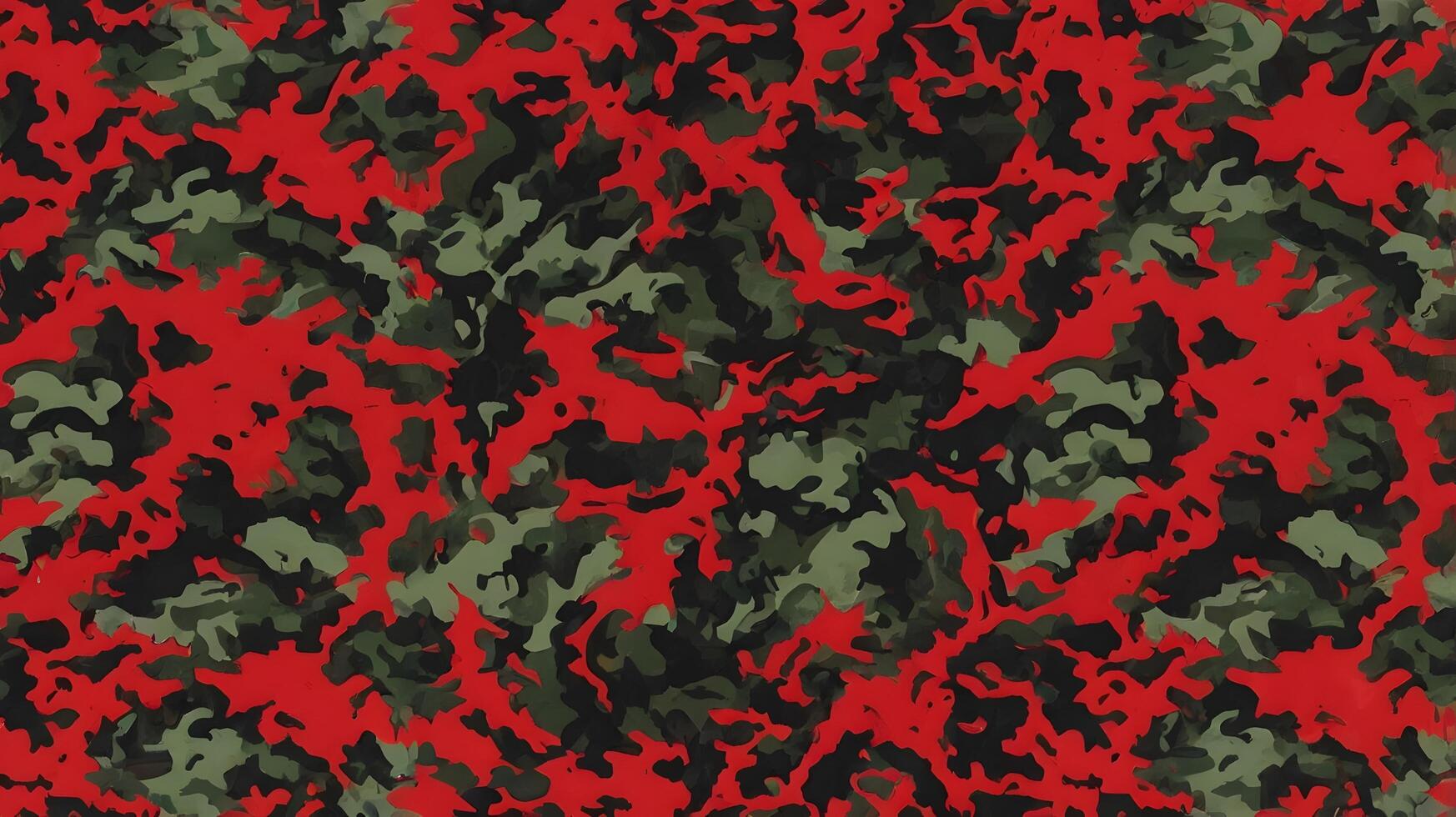 Red Stylish Camouflage Military Pattern photo