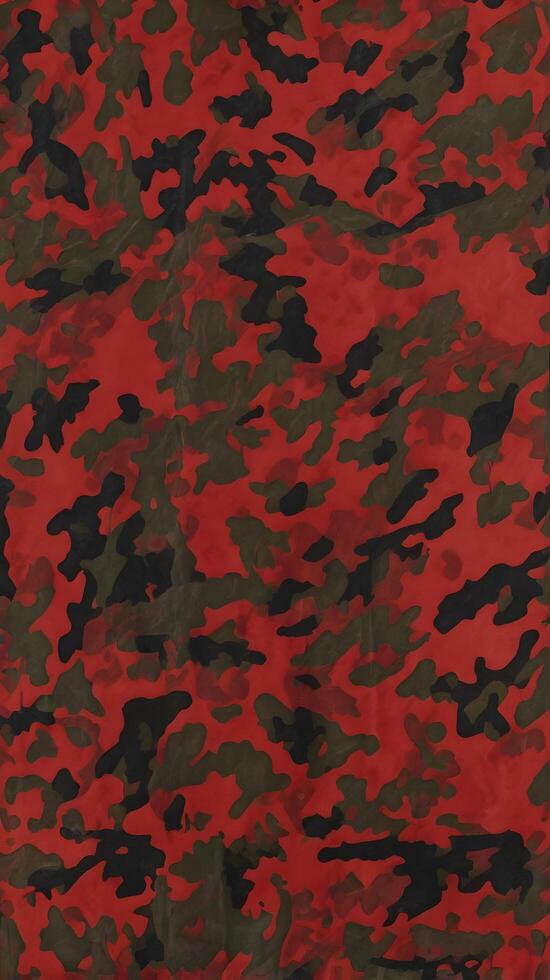Red Stylish Camouflage Military Pattern Background photo