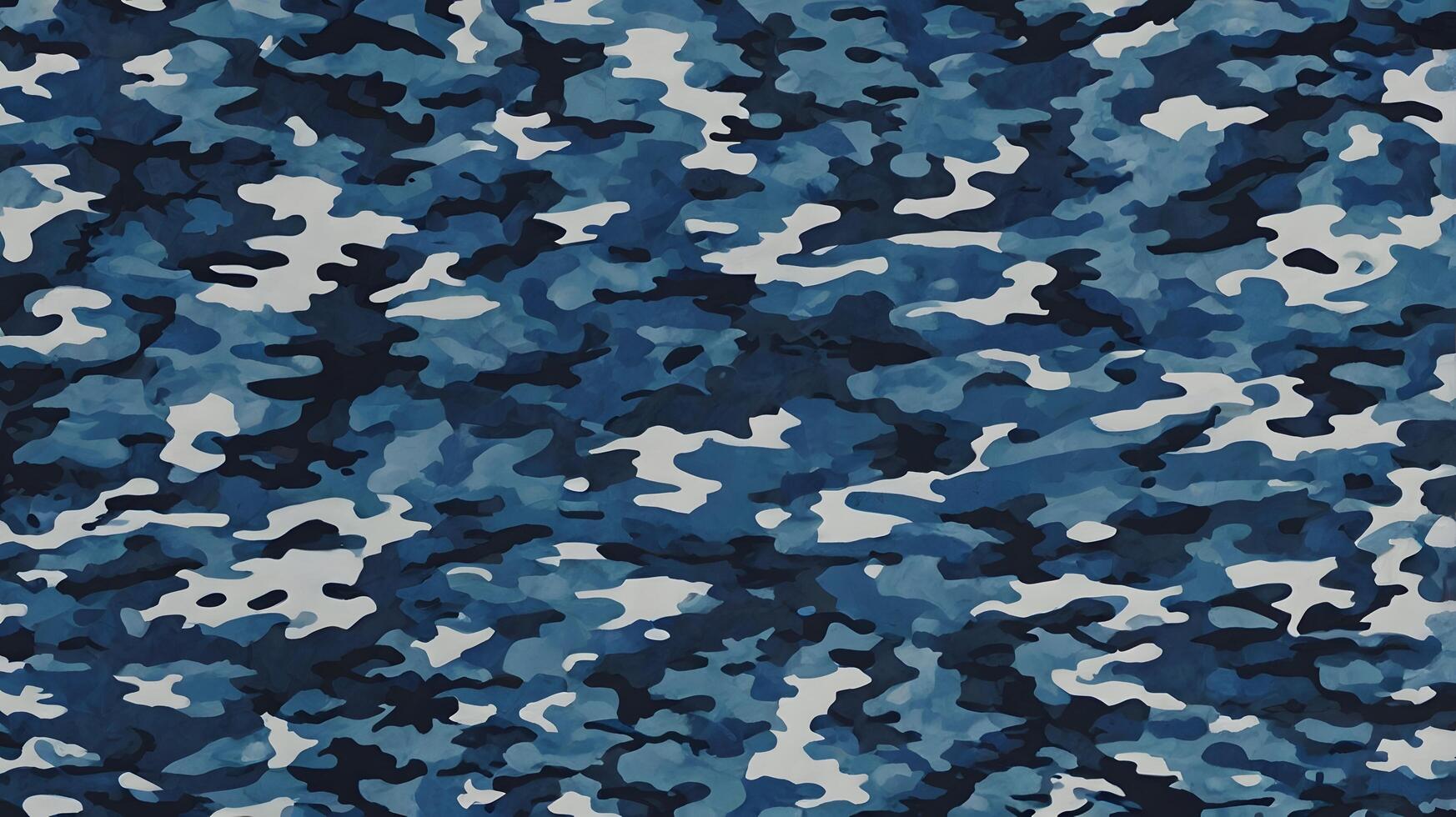 Blue Abstract Camouflage Military Pattern photo