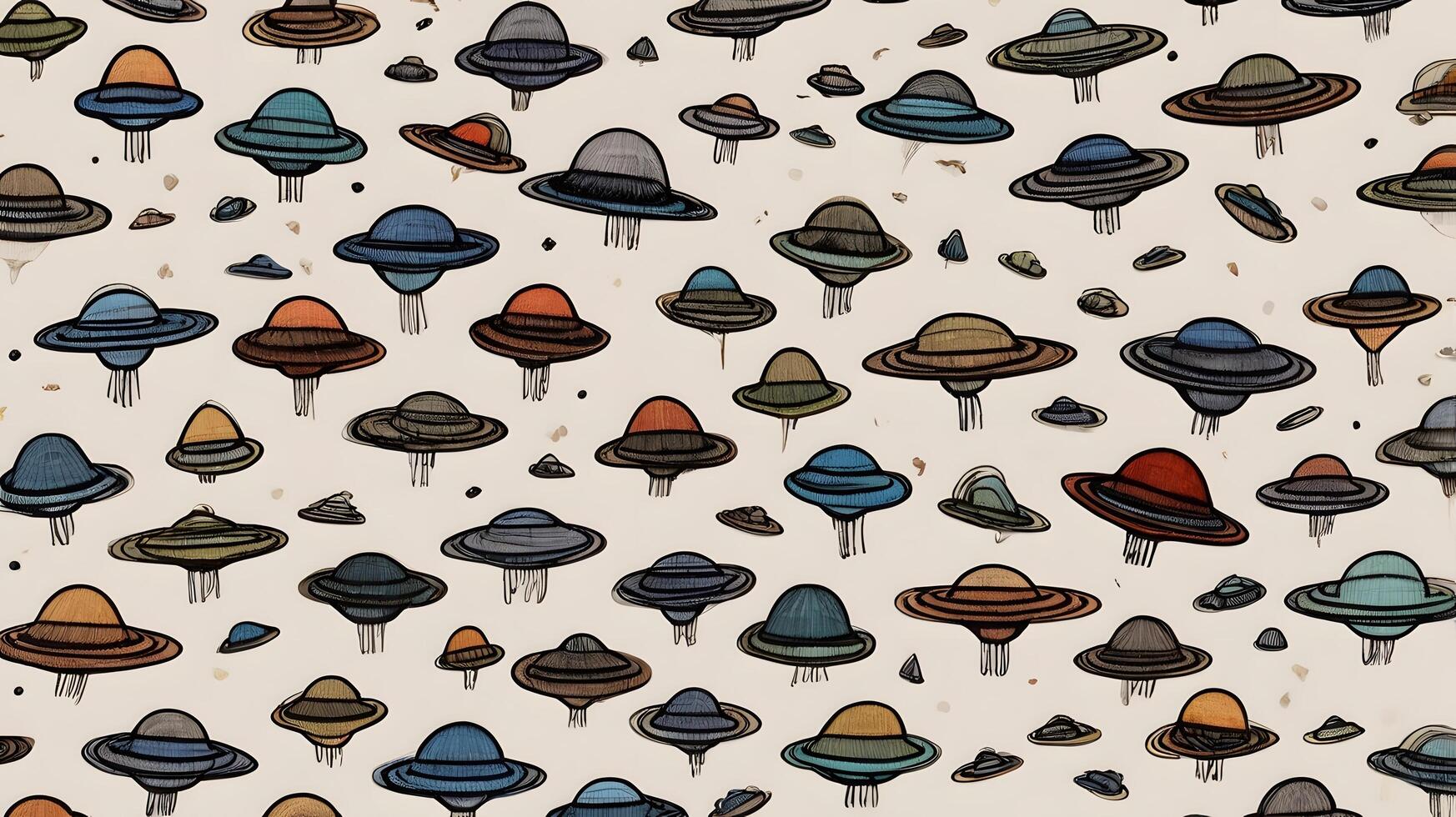Futuristic Ufo Space spaceship Science Fiction Galaxy Pattern white background photo