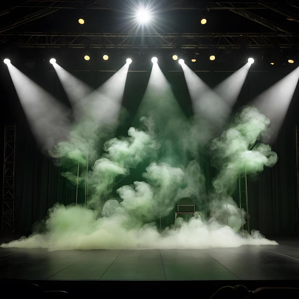 Green Stage Spotlight Concert Light theater photo