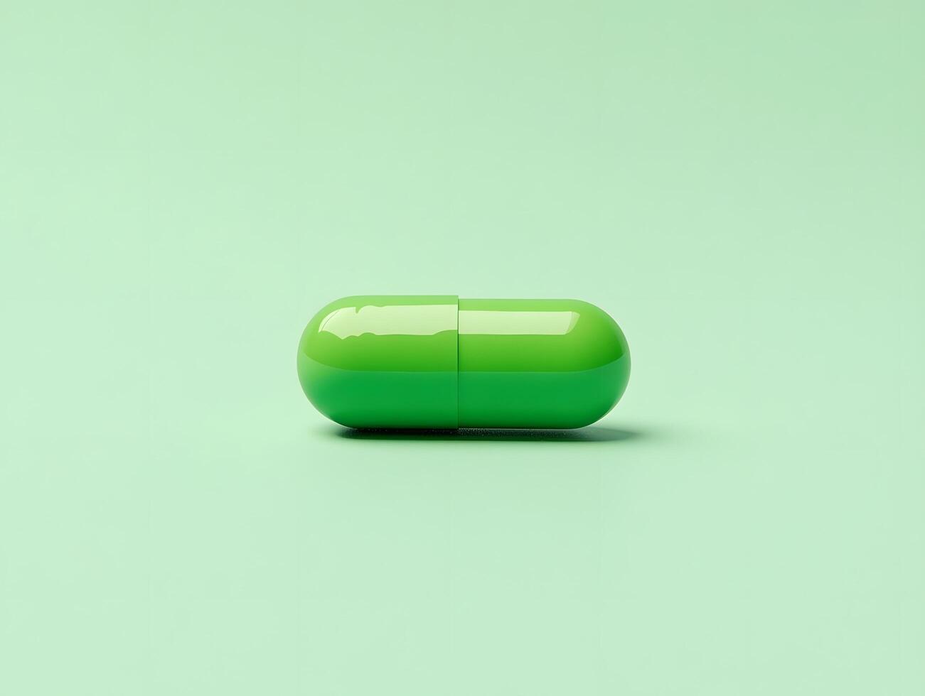 One Green Medication Pharma Supplements medicine Capsule photo