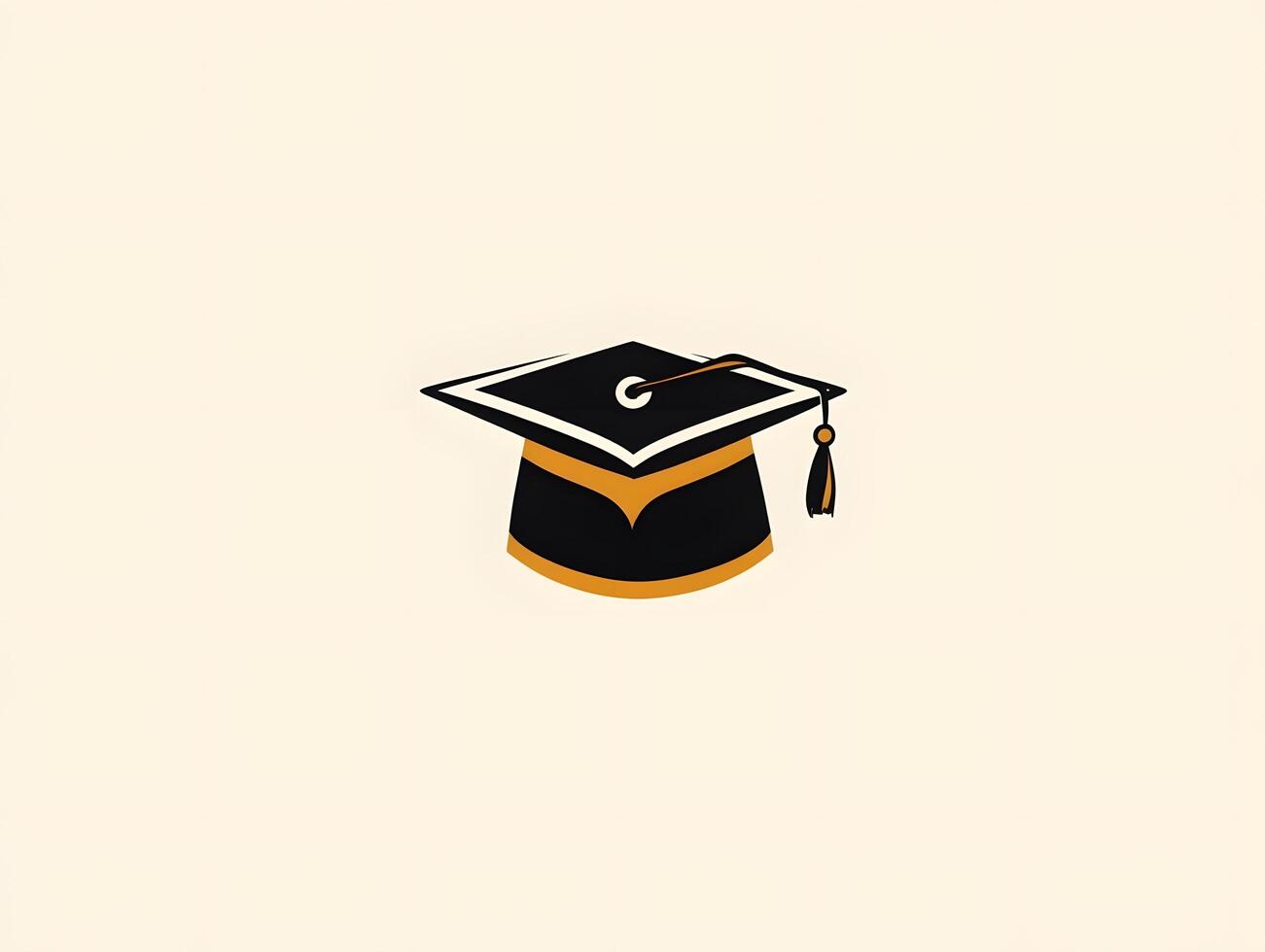 Mortarboard Graduation cap logo graduate college icon photo
